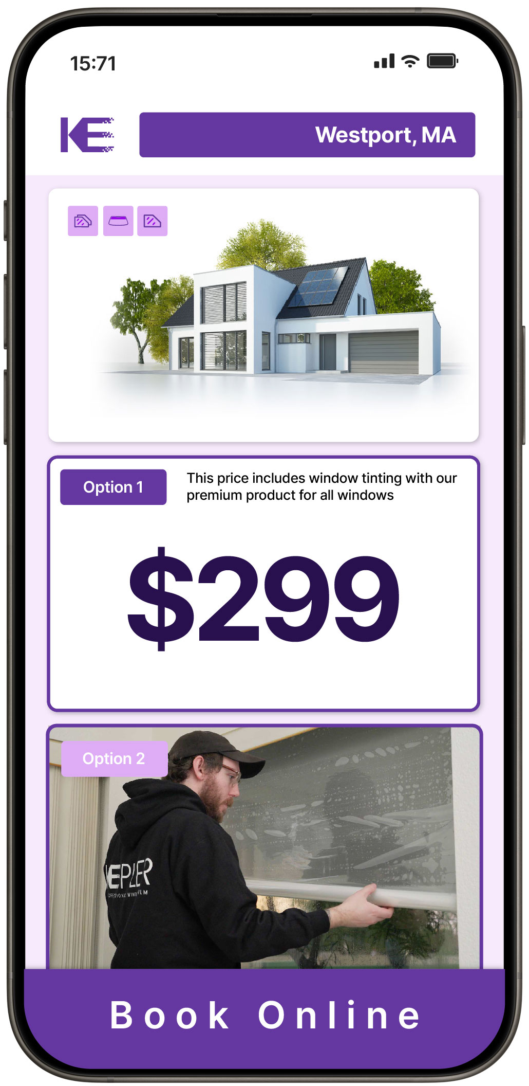 View Reasonable Home Window Tinting Rates in Westport, Massachusetts