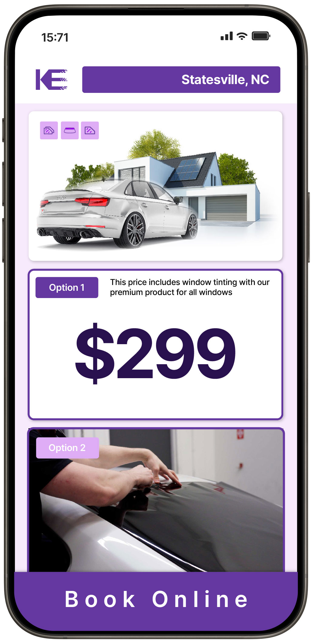 View Competitive Window Tinting Prices in Statesville, North Carolina