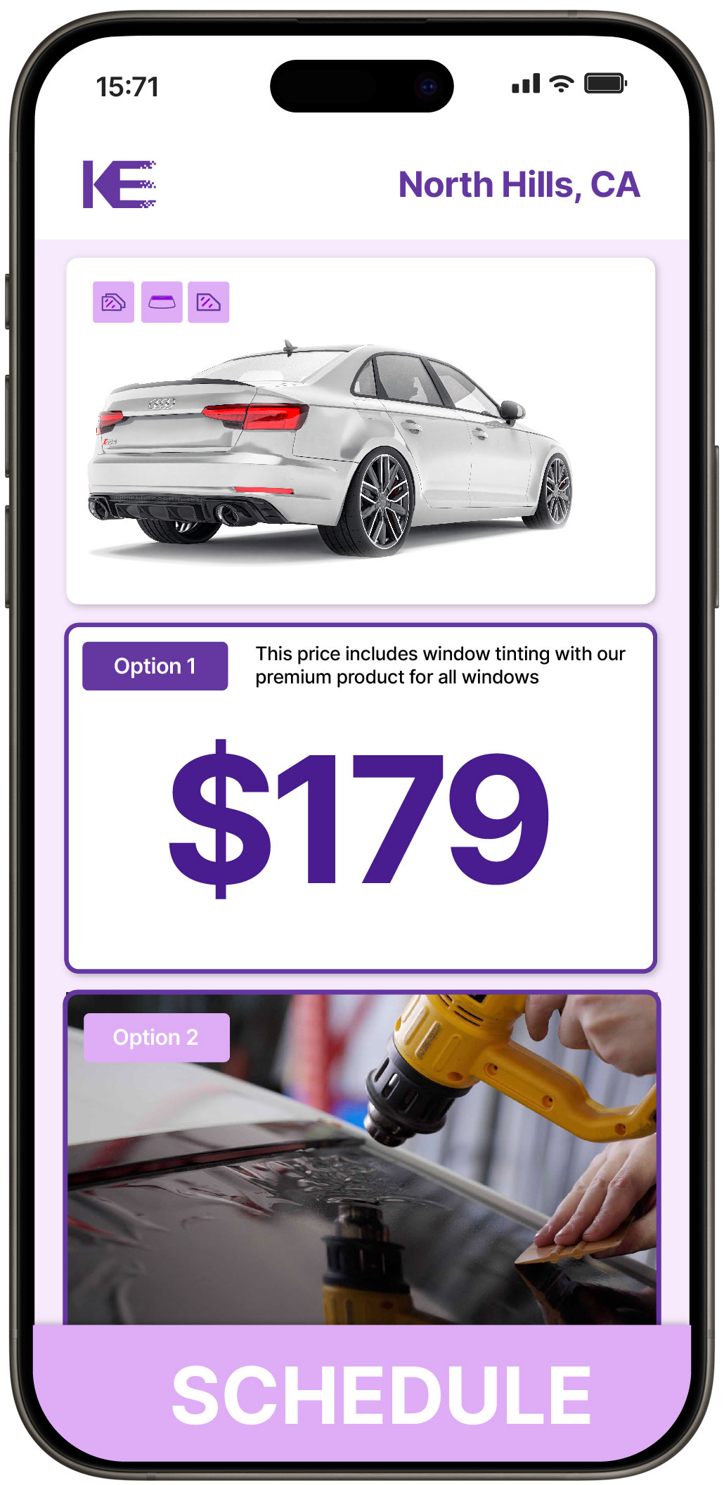 View Competitive Car Window Tinting Costs in North Hills, California