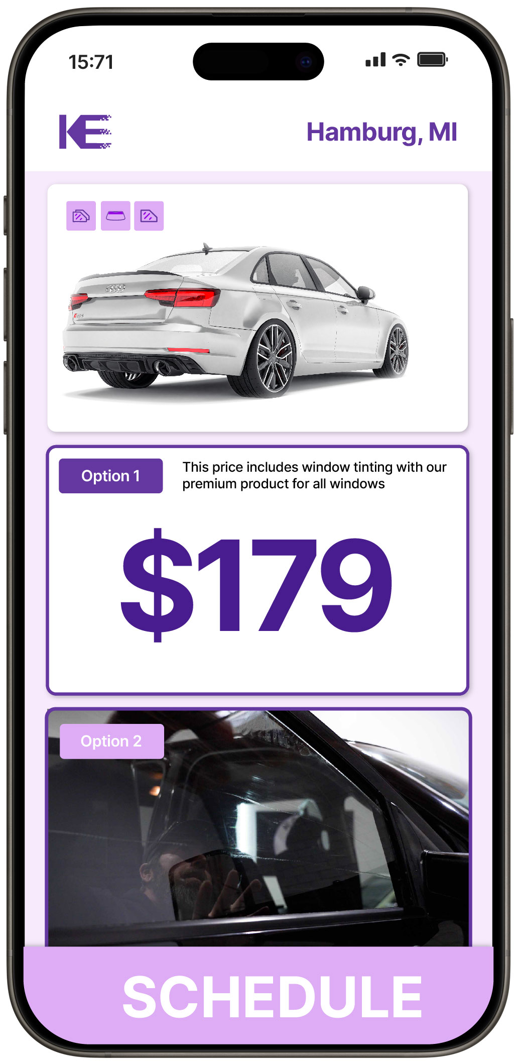 View Reasonable Car Window Tinting Rates in Hamburg, Michigan