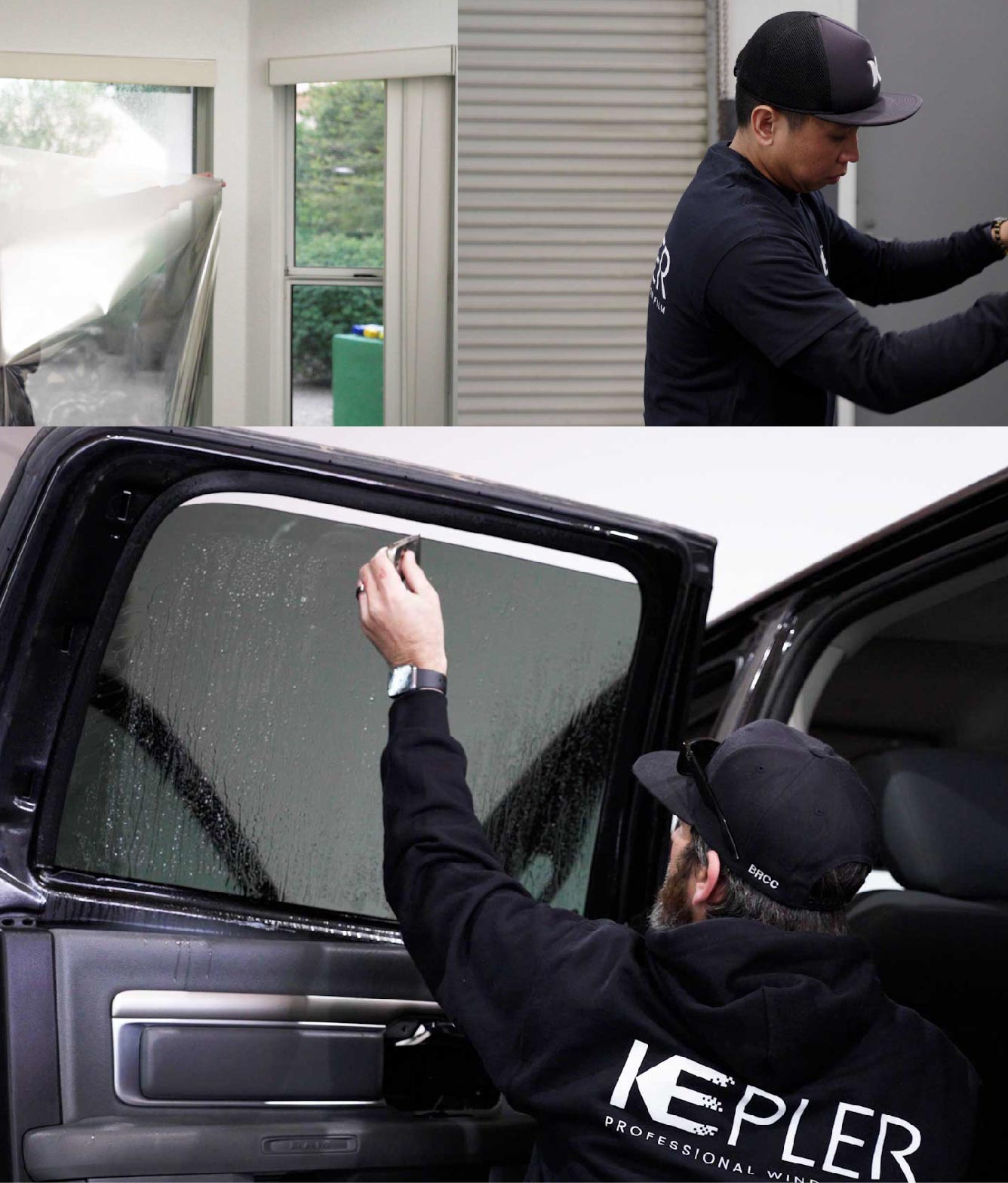 Kepler Window Tinting Specialists at Work in Cathedral City, California