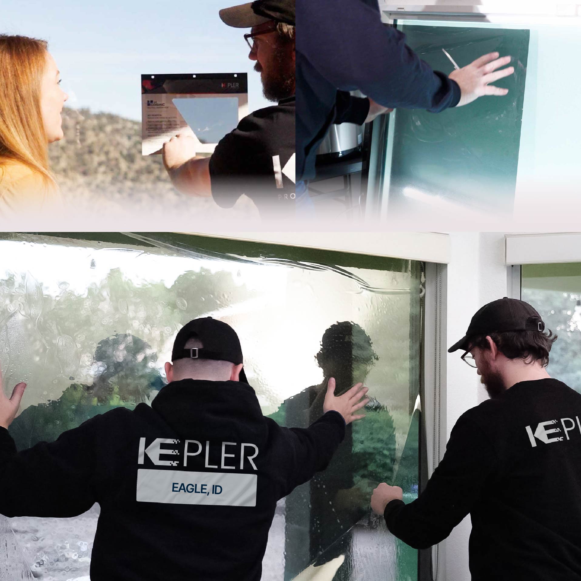 Kepler Specialist Performing Commercial Window Tinting in Eagle Eagle