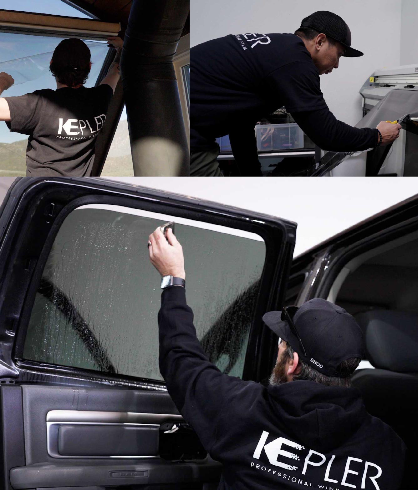 Kepler Window Tinting Specialists at Work in Statesville, North Carolina