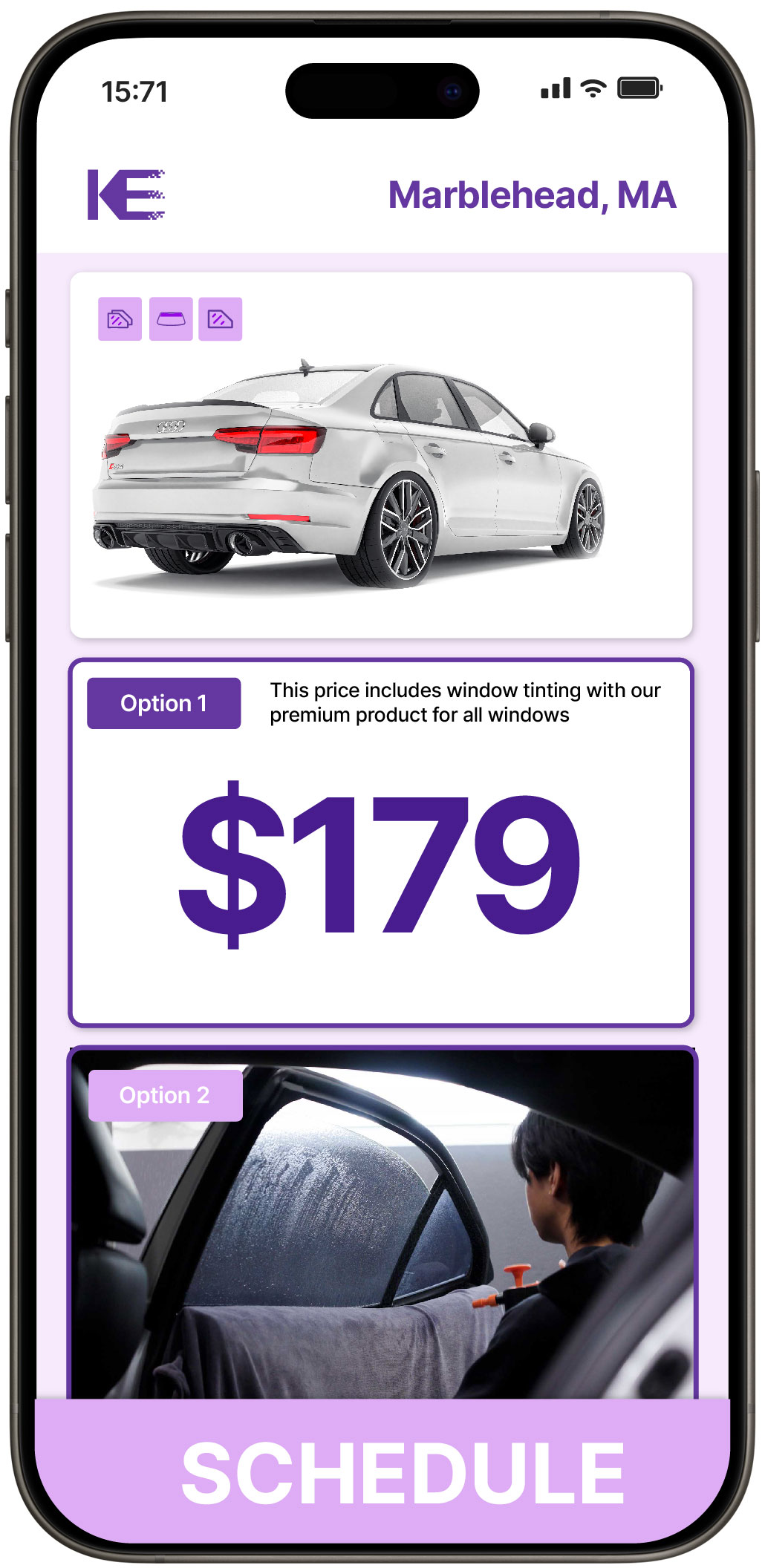 View Affordable Car Window Tinting Prices in Marblehead, Massachusetts