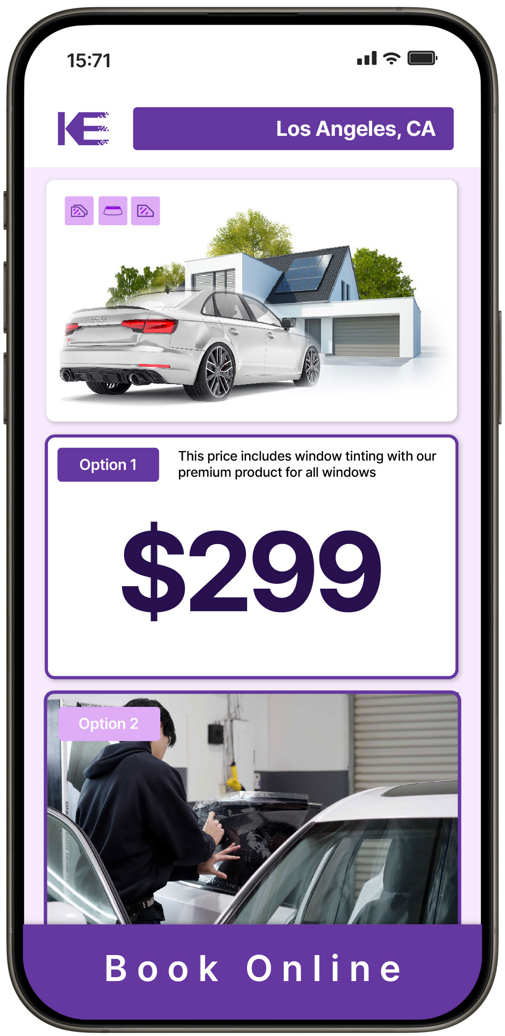 View Competitive Window Tinting Prices in Los Angeles, California
