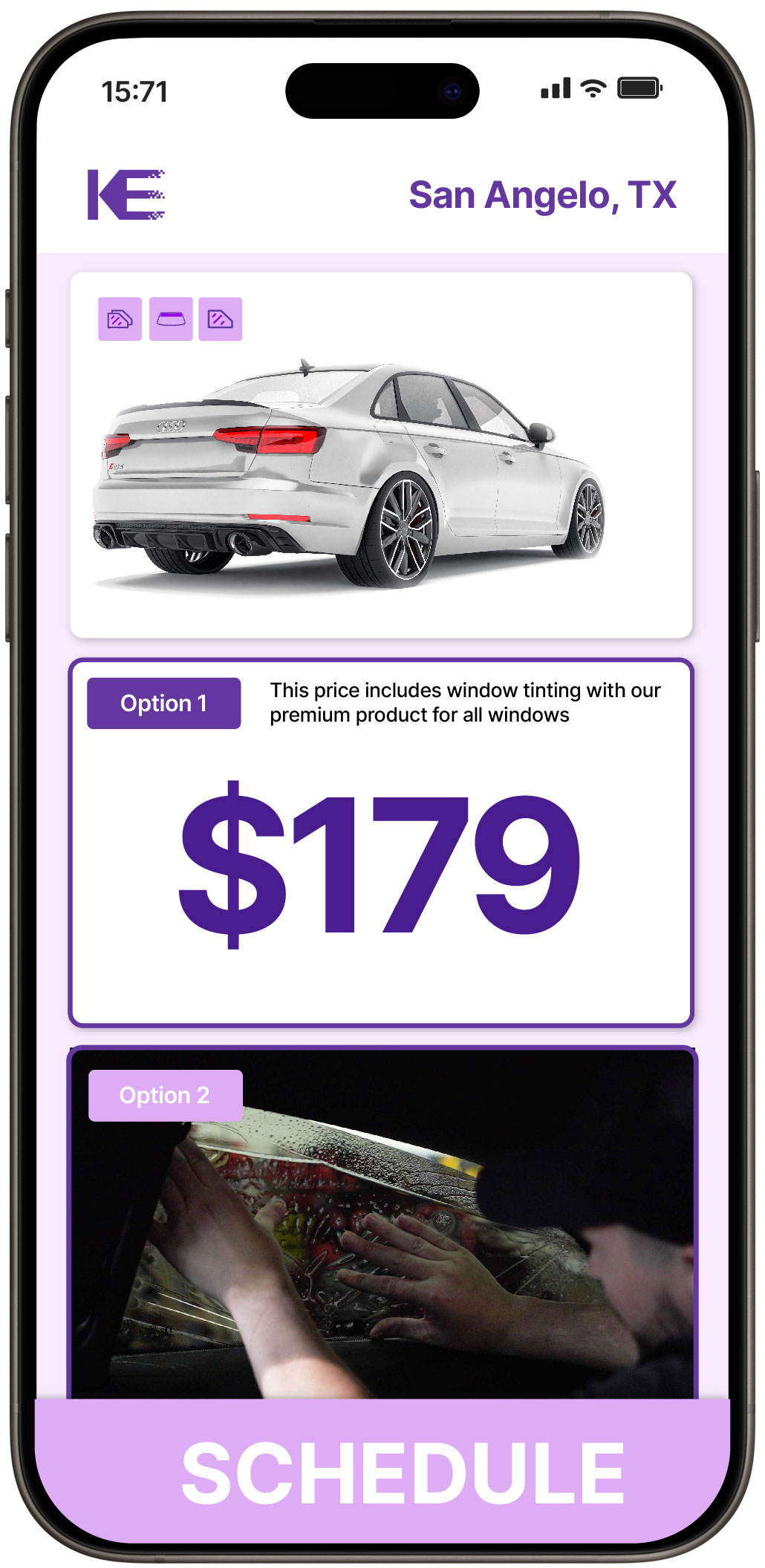View Competitive Car Window Tinting Prices in San Angelo, Texas