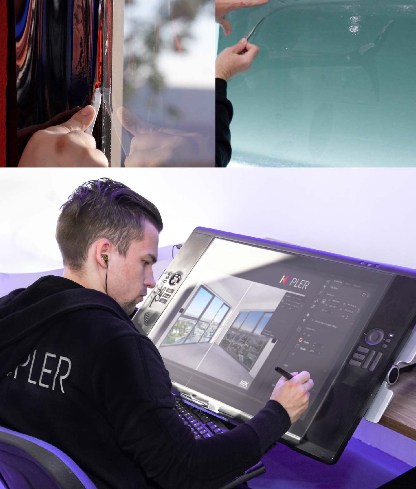 Kepler Specialist Performing Commercial Window Tinting in Westerville Westerville