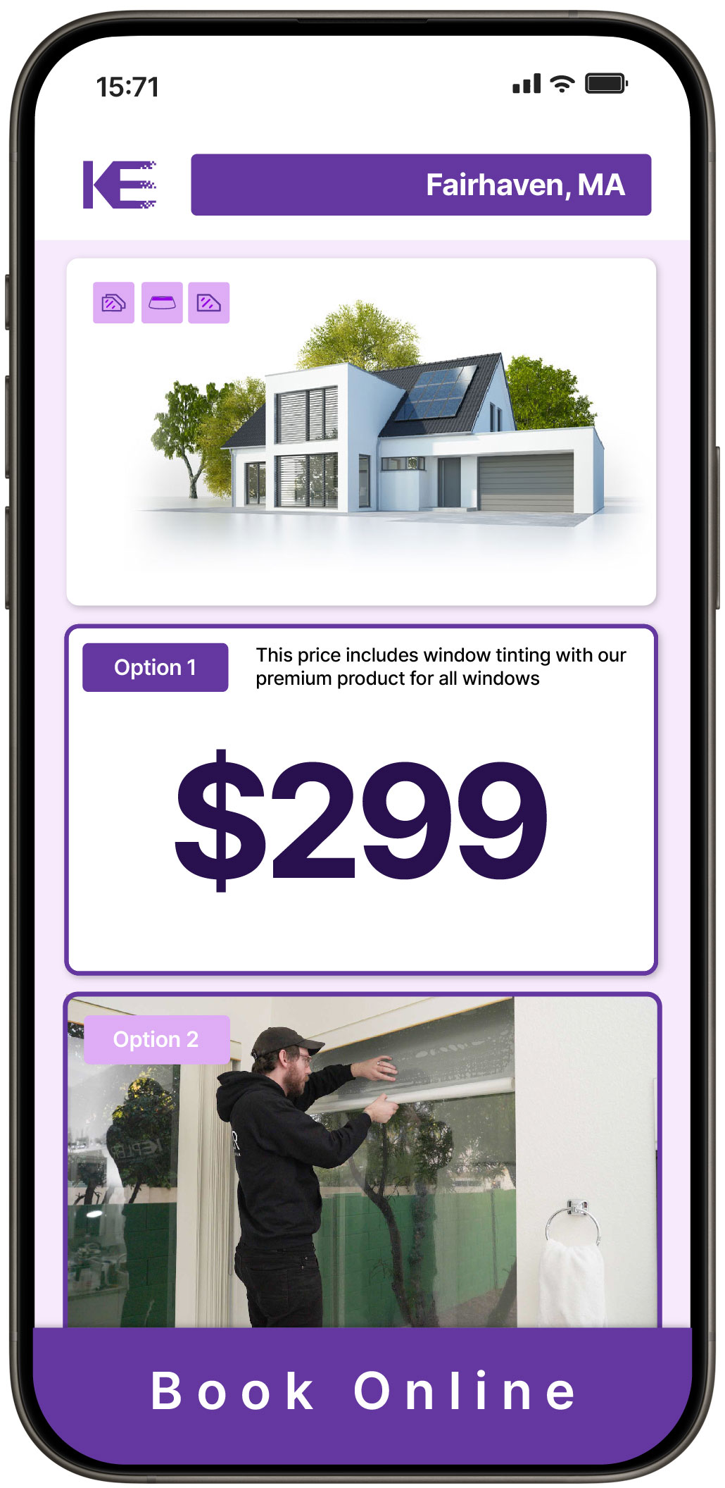 View Reasonable Home Window Tinting Rates in Fairhaven, Massachusetts