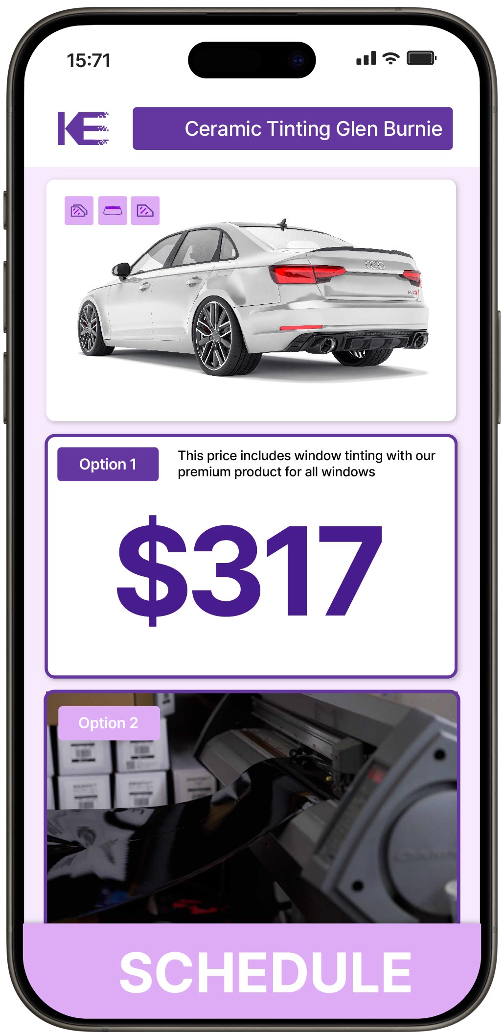 View Competitive Ceramic Window Tinting Prices in Glen Burnie, Maryland