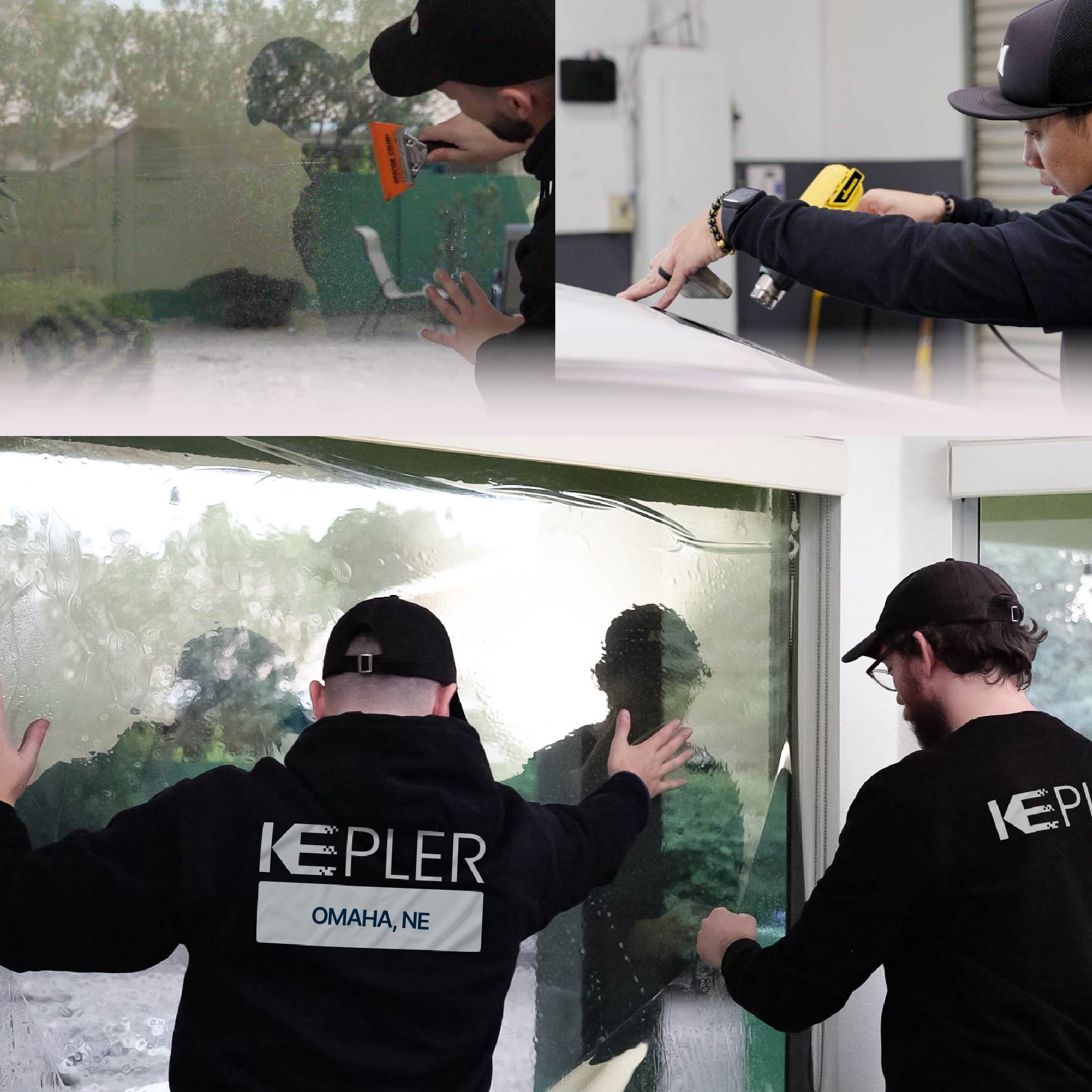 Kepler Specialist Performing Commercial Window Tinting in Omaha Omaha