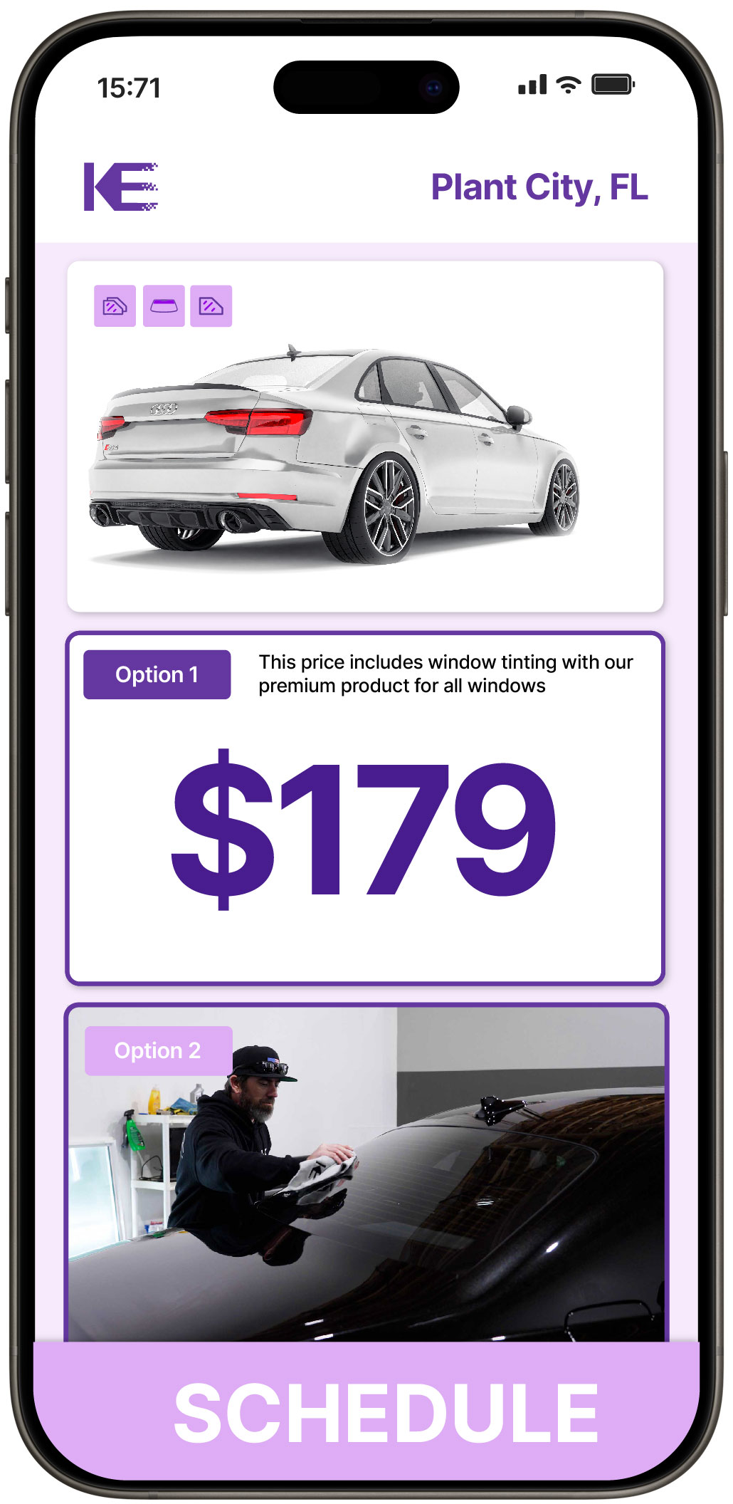 View Competitive Car Window Tinting Rates in Plant City, Florida
