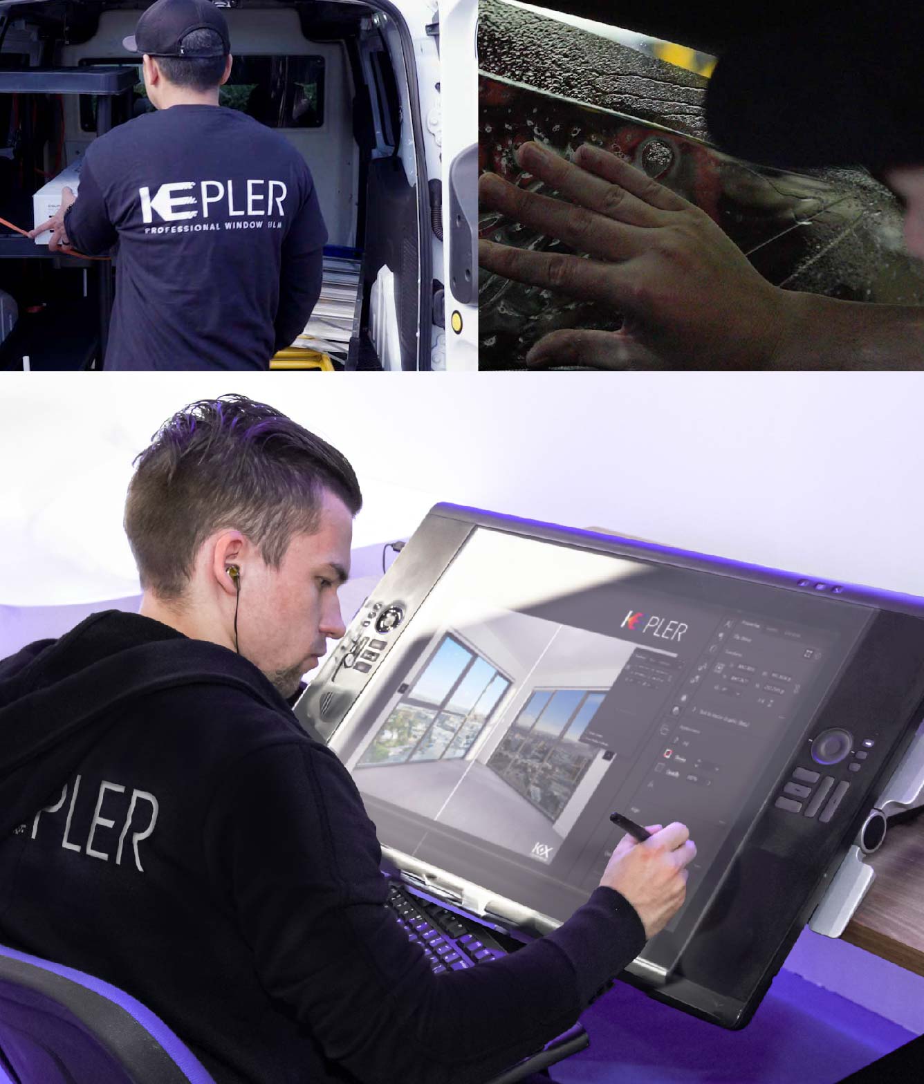 Kepler Specialist Performing Commercial Window Tinting in Champaign Champaign