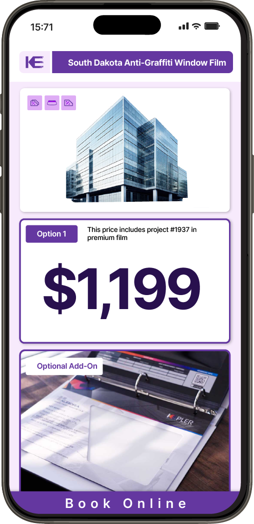 Get Anti-Graffiti Window Film Pricing on Your Phone in South Dakota