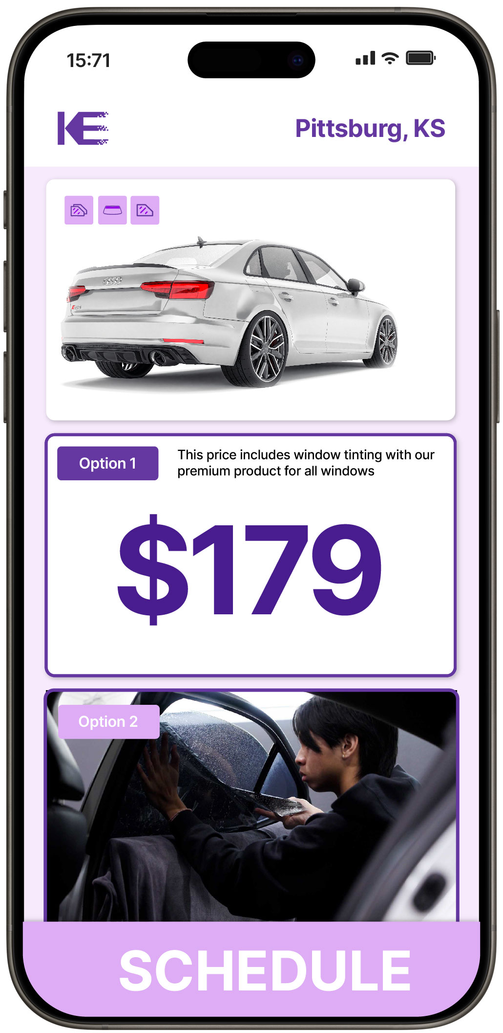 View Reasonable Car Window Tinting Costs in Pittsburg, Kansas