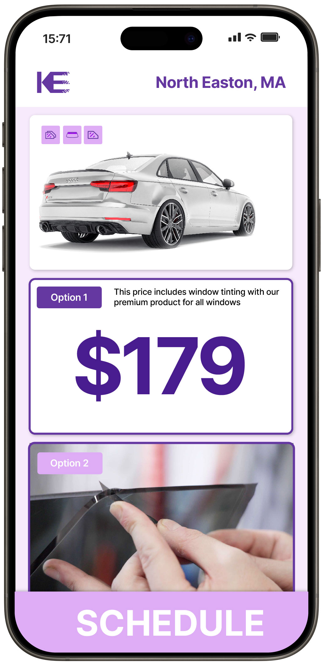 View Affordable Car Window Tinting Rates in North Easton, Massachusetts