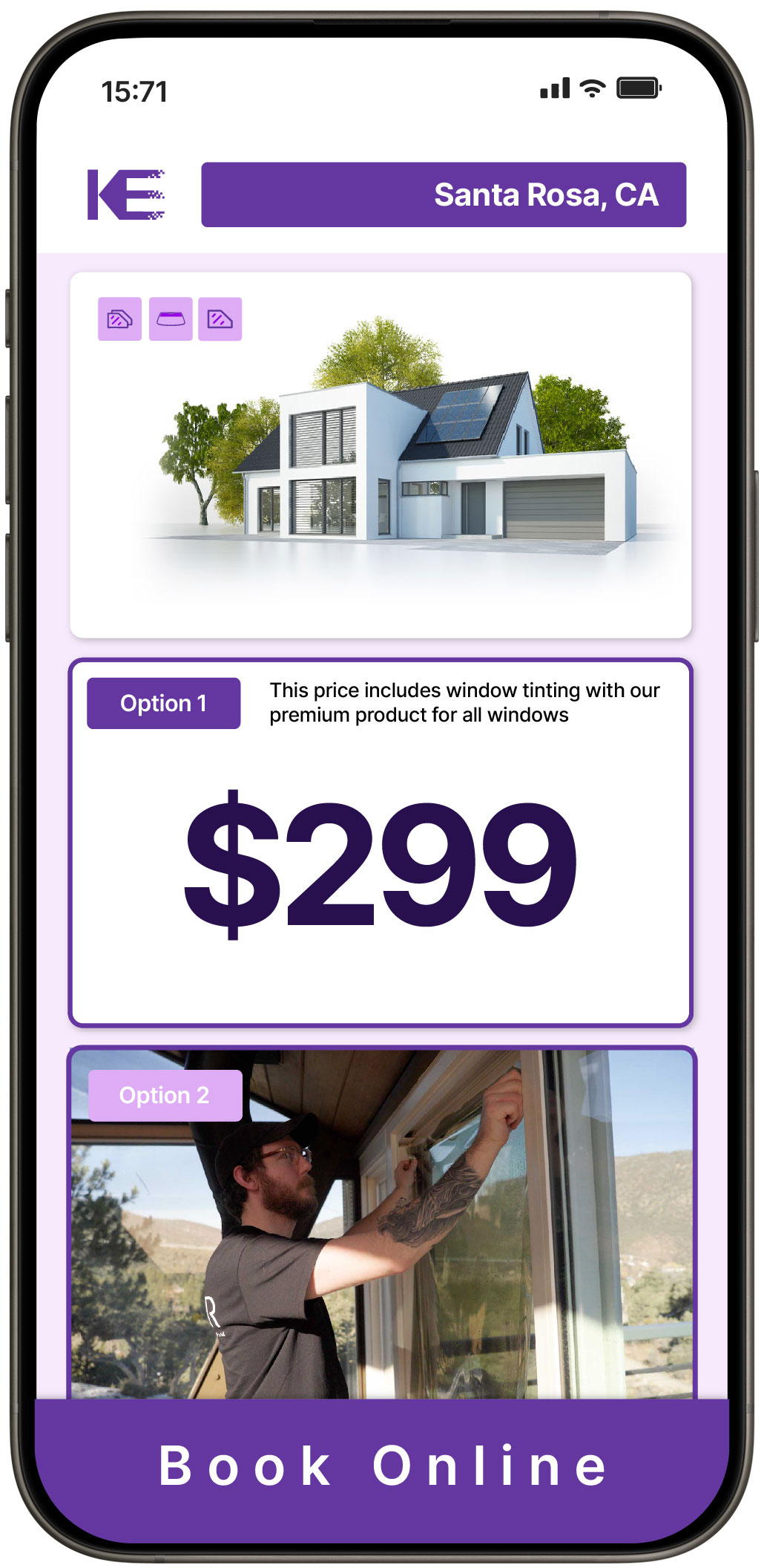 View Reasonable Home Window Tinting Rates in Santa Rosa, California