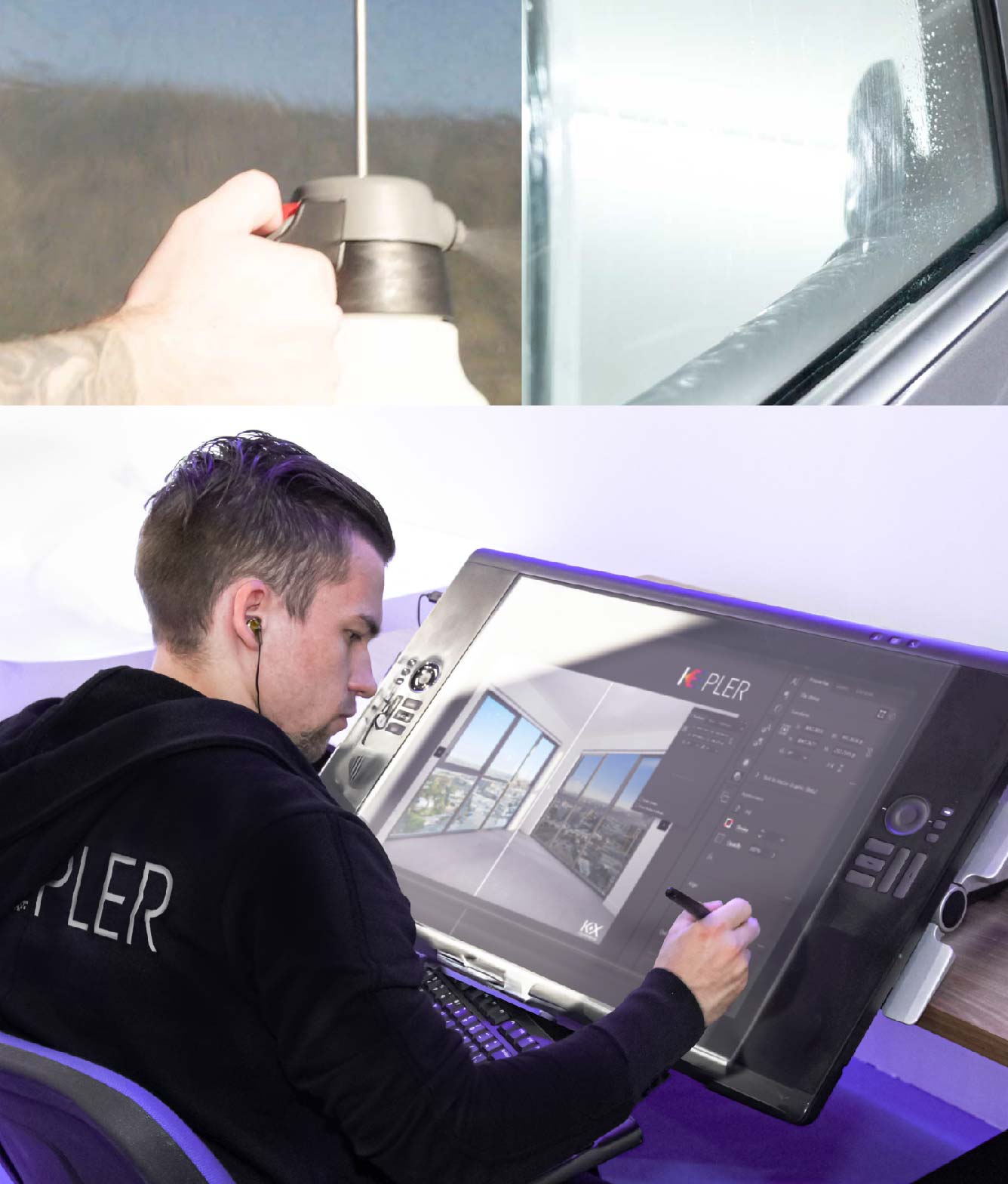 Kepler Specialist Performing Commercial Window Tinting in Rye Rye