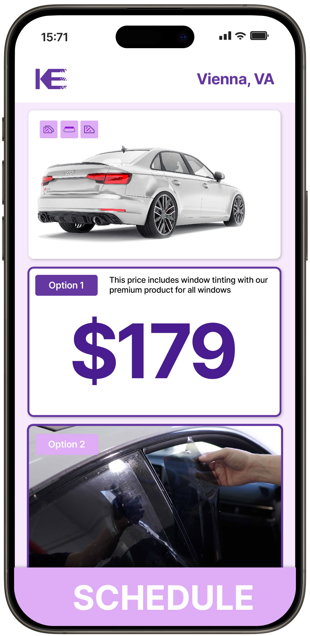 View Affordable Car Window Tinting Rates in Vienna, Virginia