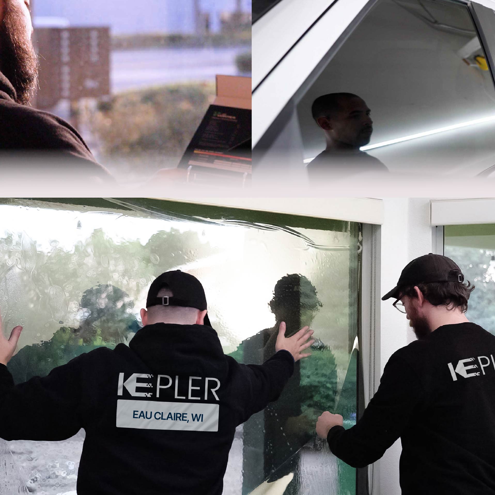 Kepler Specialist Performing Commercial Window Tinting in Eau Claire Eau Claire