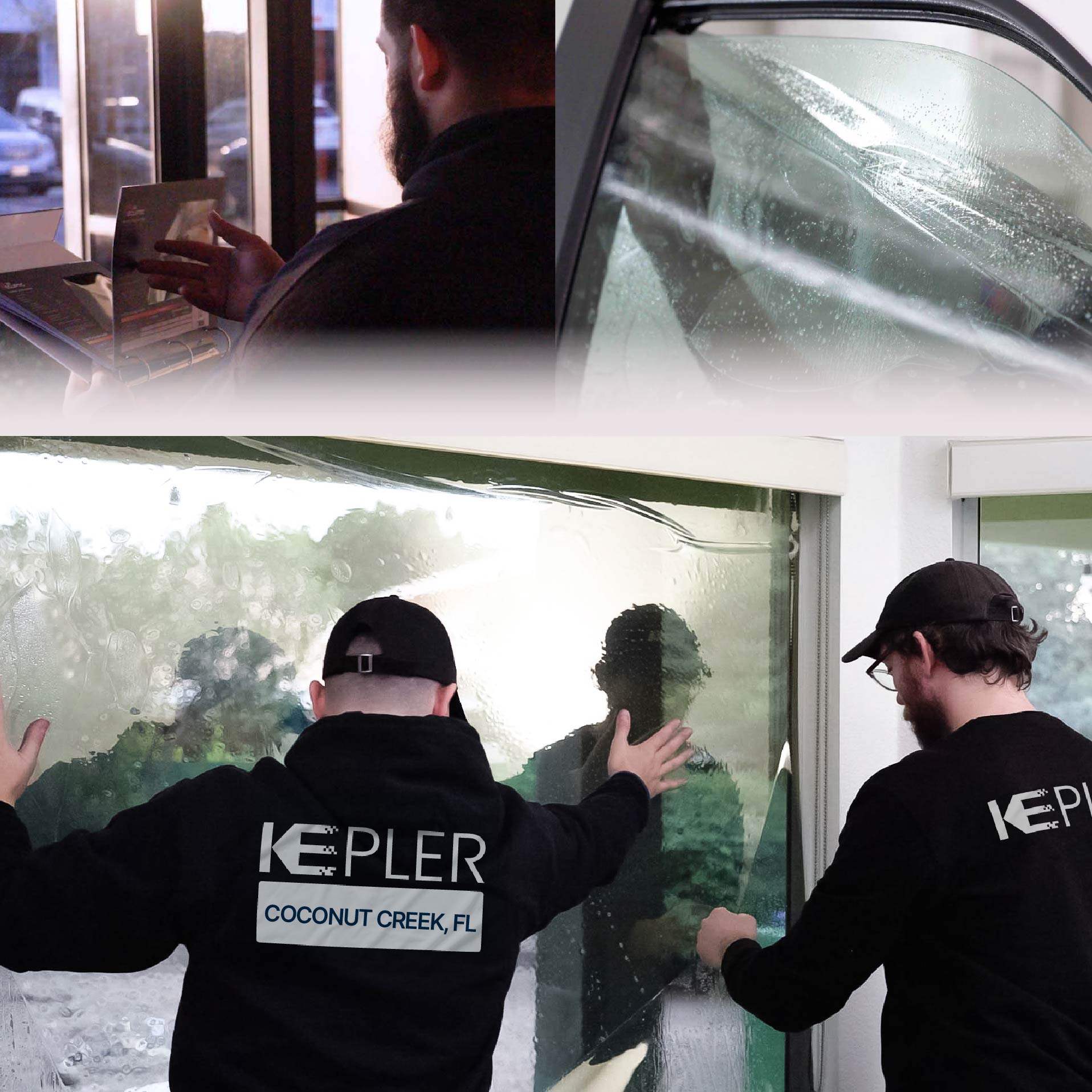 Kepler Specialist Performing Commercial Window Tinting in Coconut Creek Coconut Creek