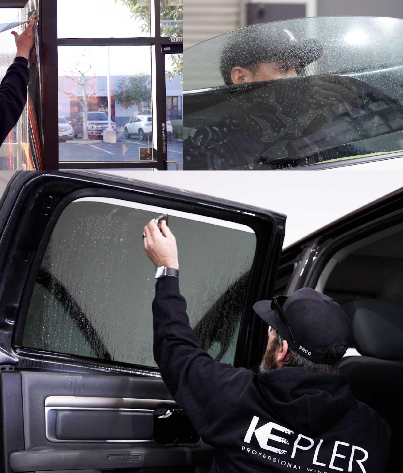 Kepler Window Tinting Specialists at Work in Hazel Park, Michigan