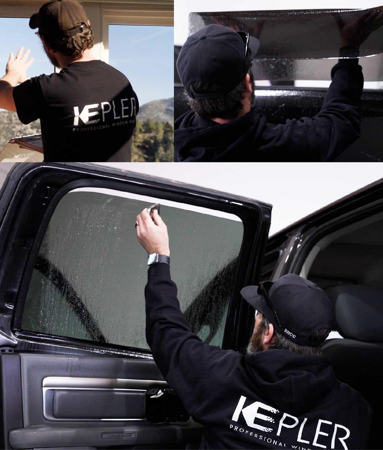 Kepler Window Tinting Specialists at Work in Oakland, Michigan