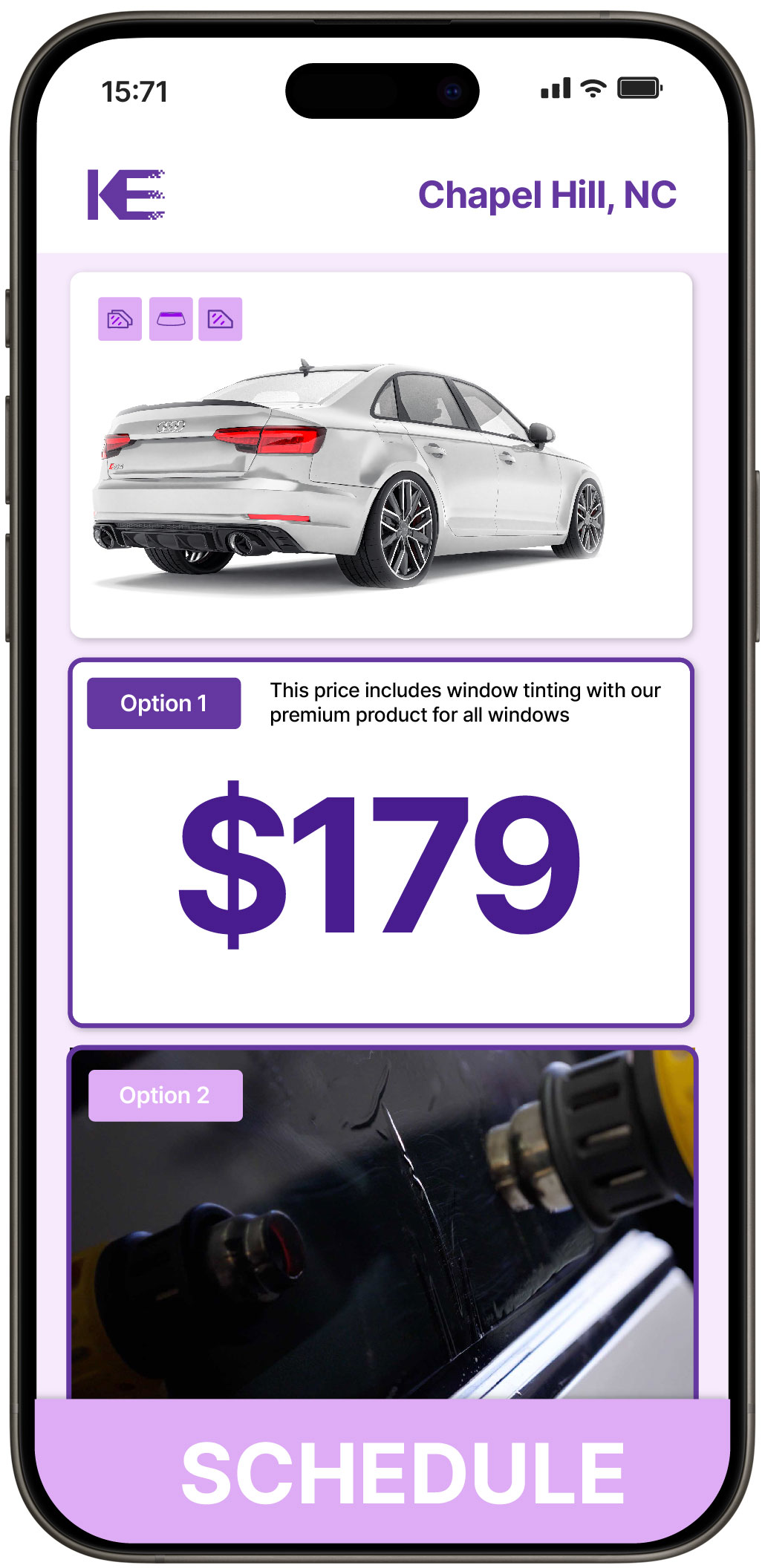 View Competitive Car Window Tinting Costs in Chapel Hill, North Carolina