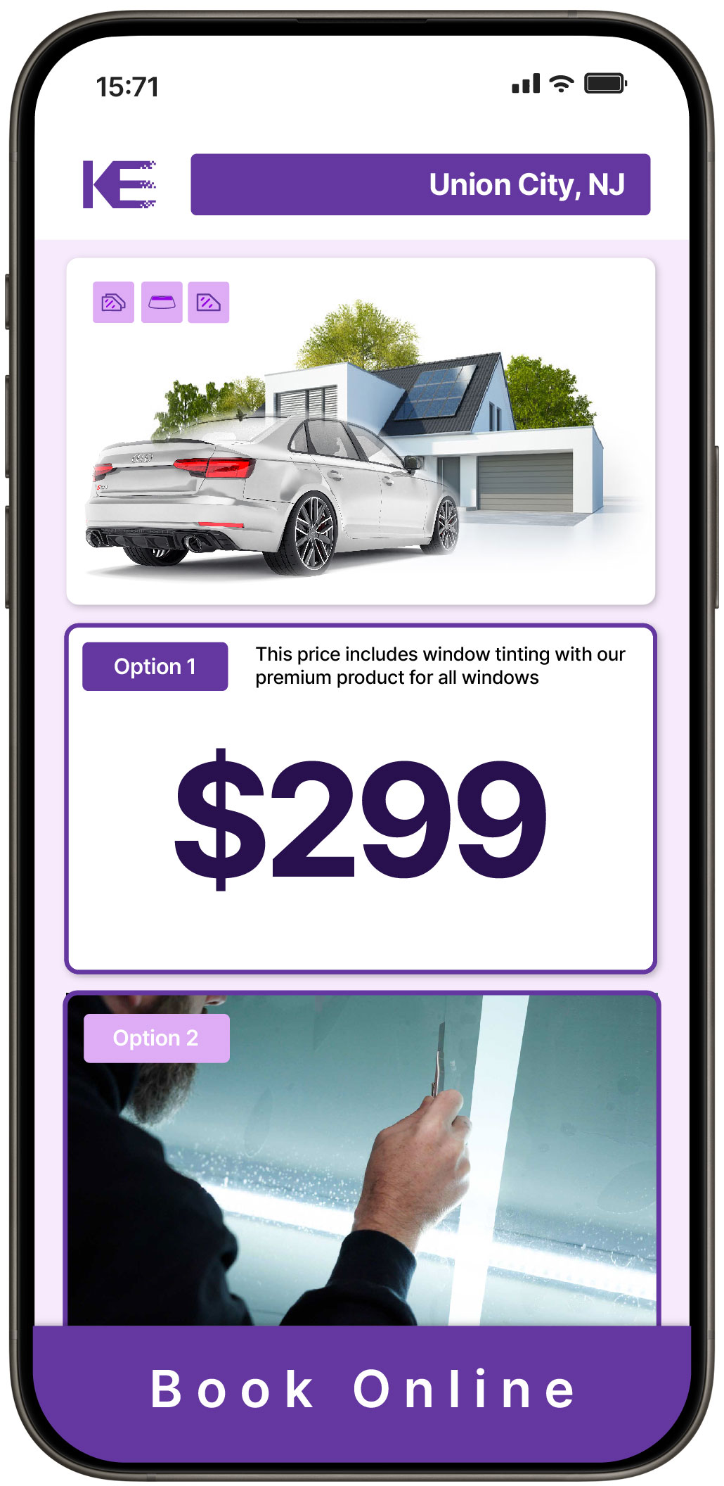 View Competitive Tesla Window Tinting Rates in Basking Ridge, New Jersey