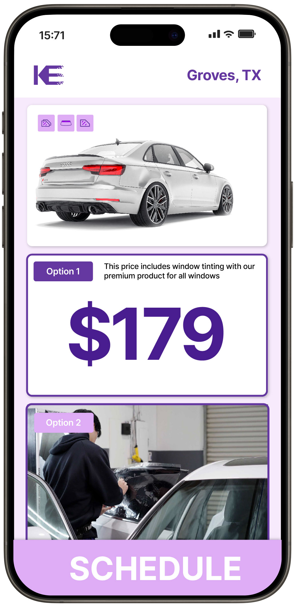 View Affordable Car Window Tinting Costs in Groves, Texas