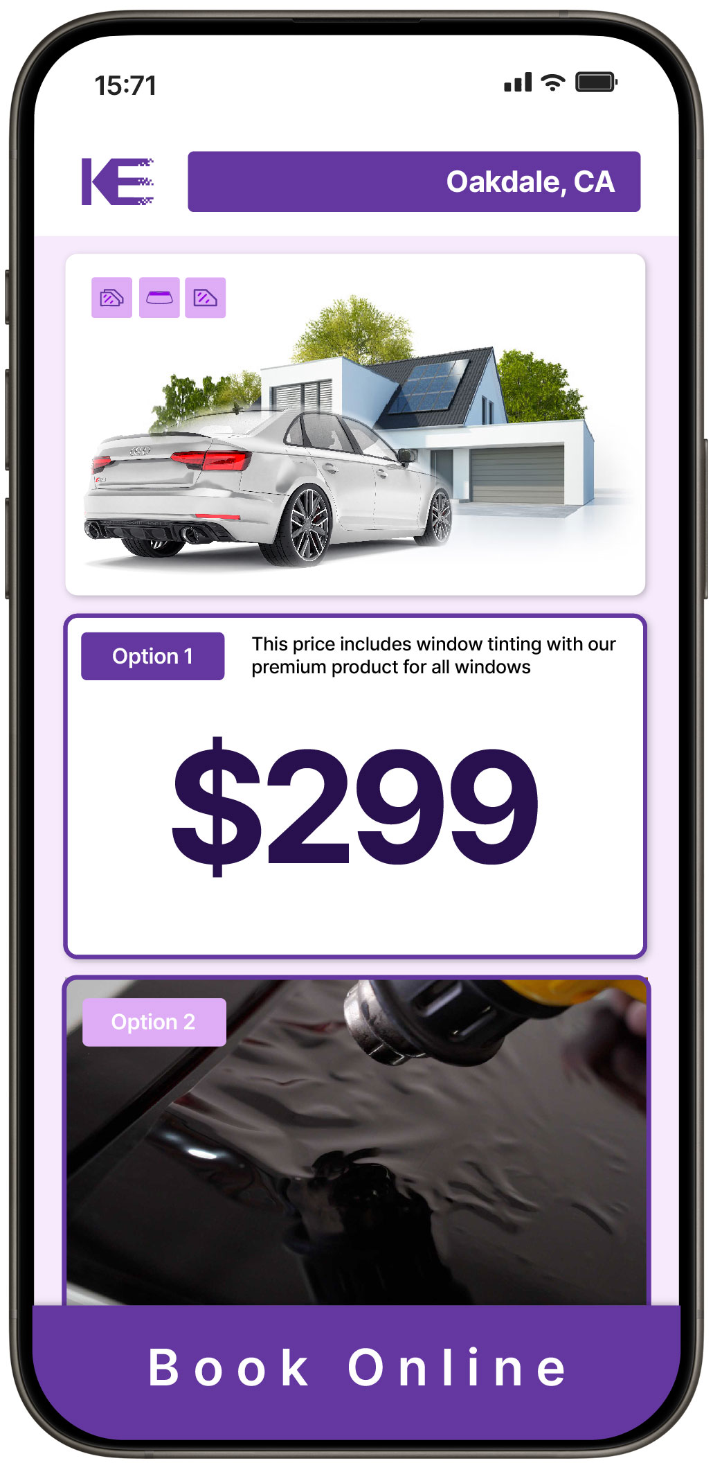 View Competitive Window Tinting Prices in Oakdale, California