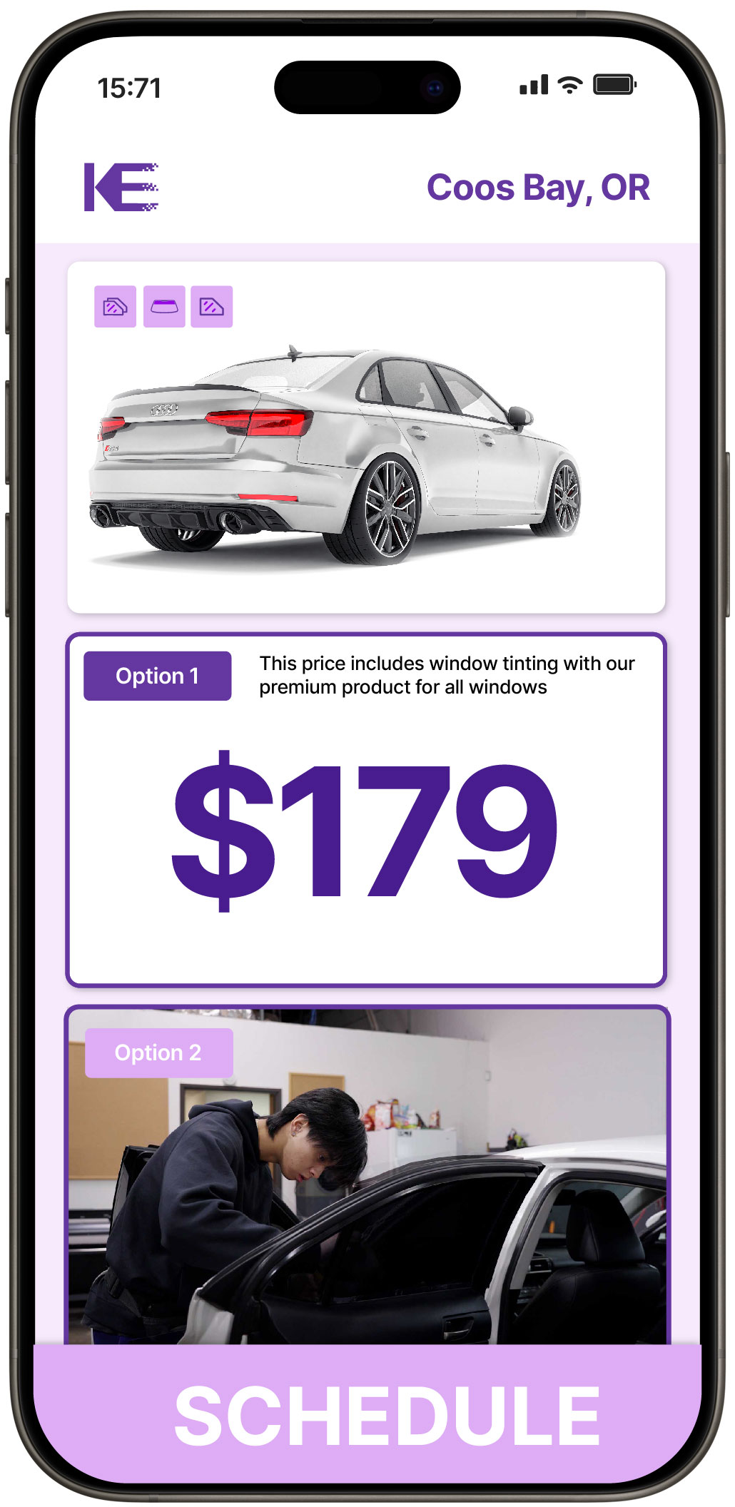 View Affordable Car Window Tinting Prices in Coos Bay, Oregon