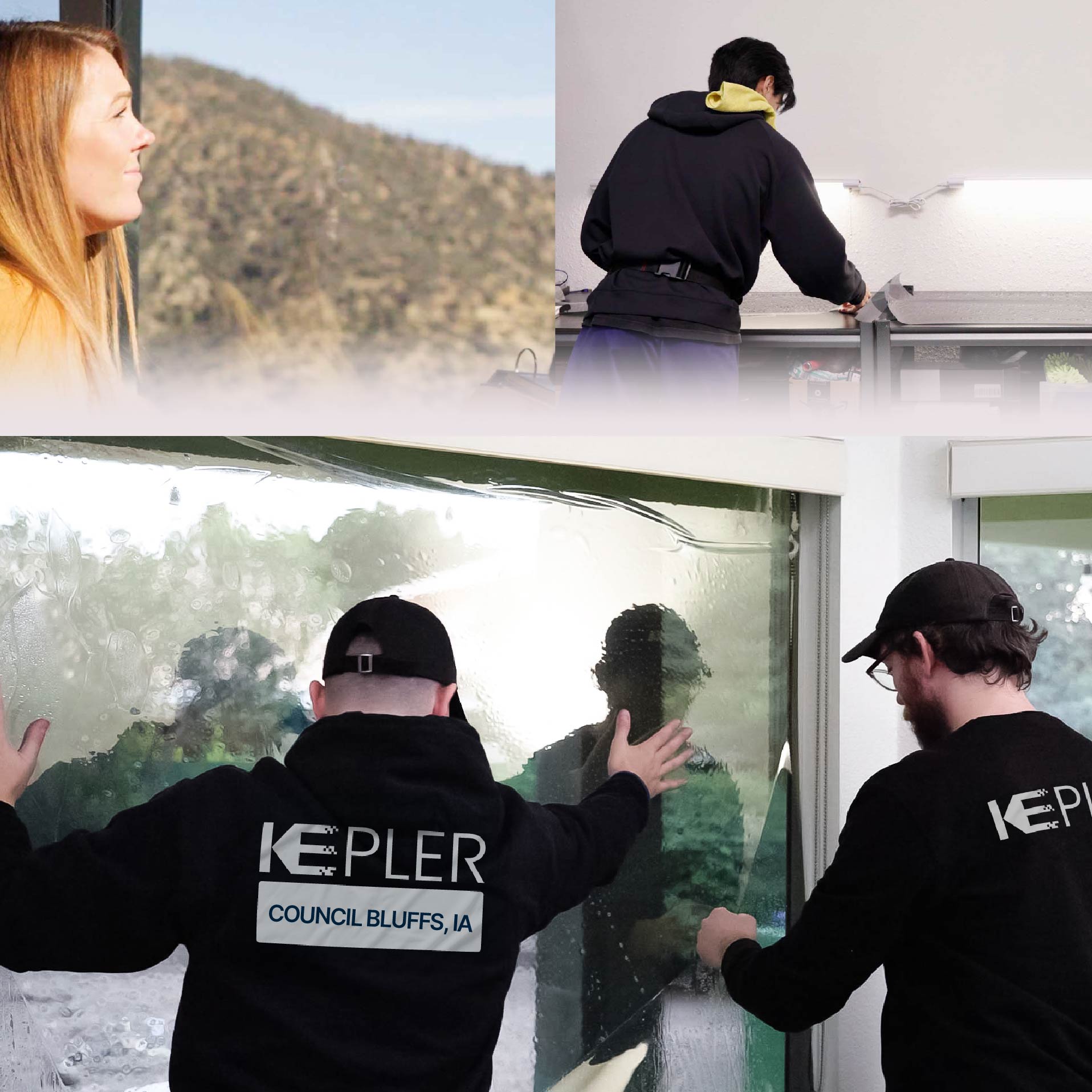 Kepler Specialist Performing Commercial Window Tinting in Council Bluffs Council Bluffs