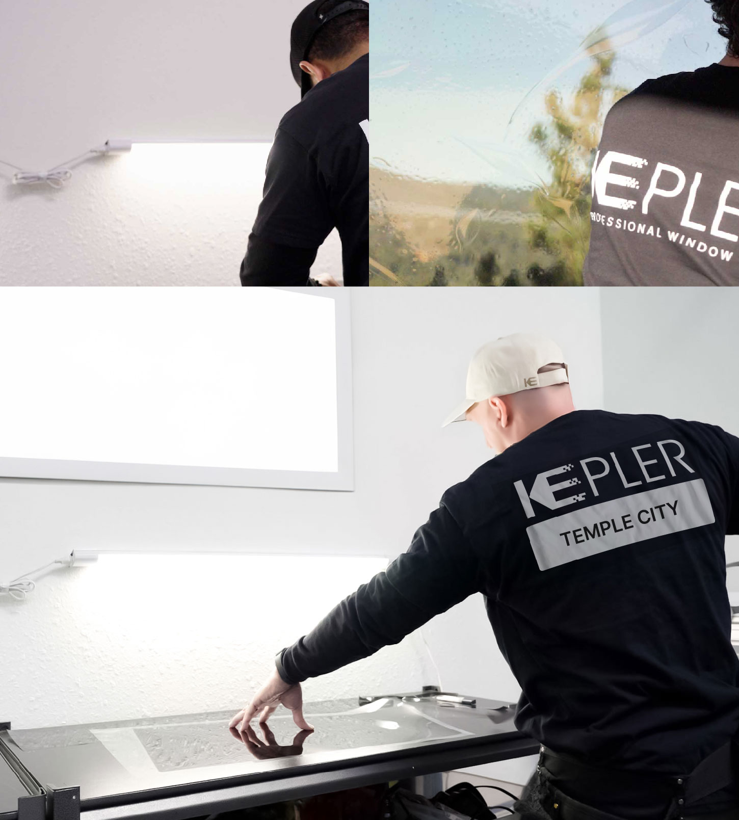 Window Tinting Specialist Cutting Film in Temple City, California