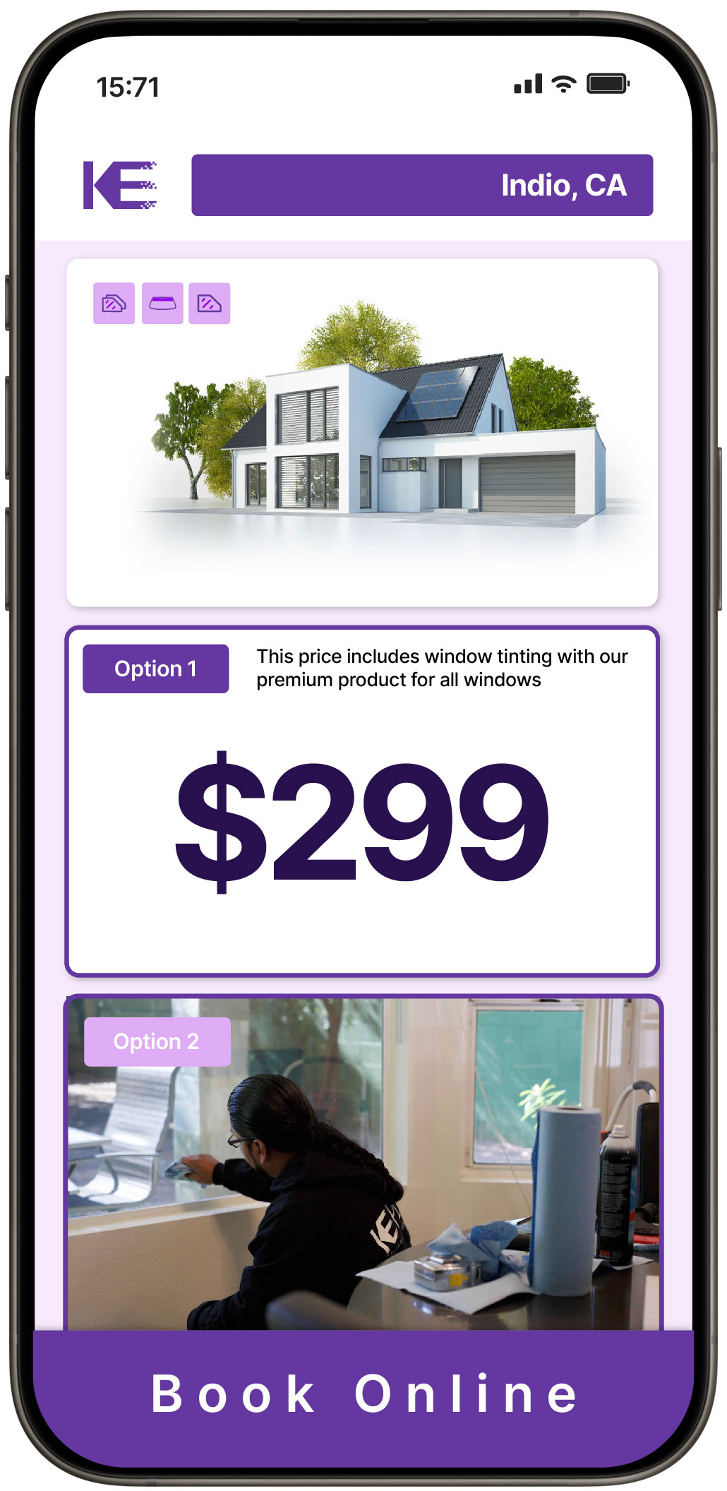 View Competitive Home Window Tinting Costs in Indio, California