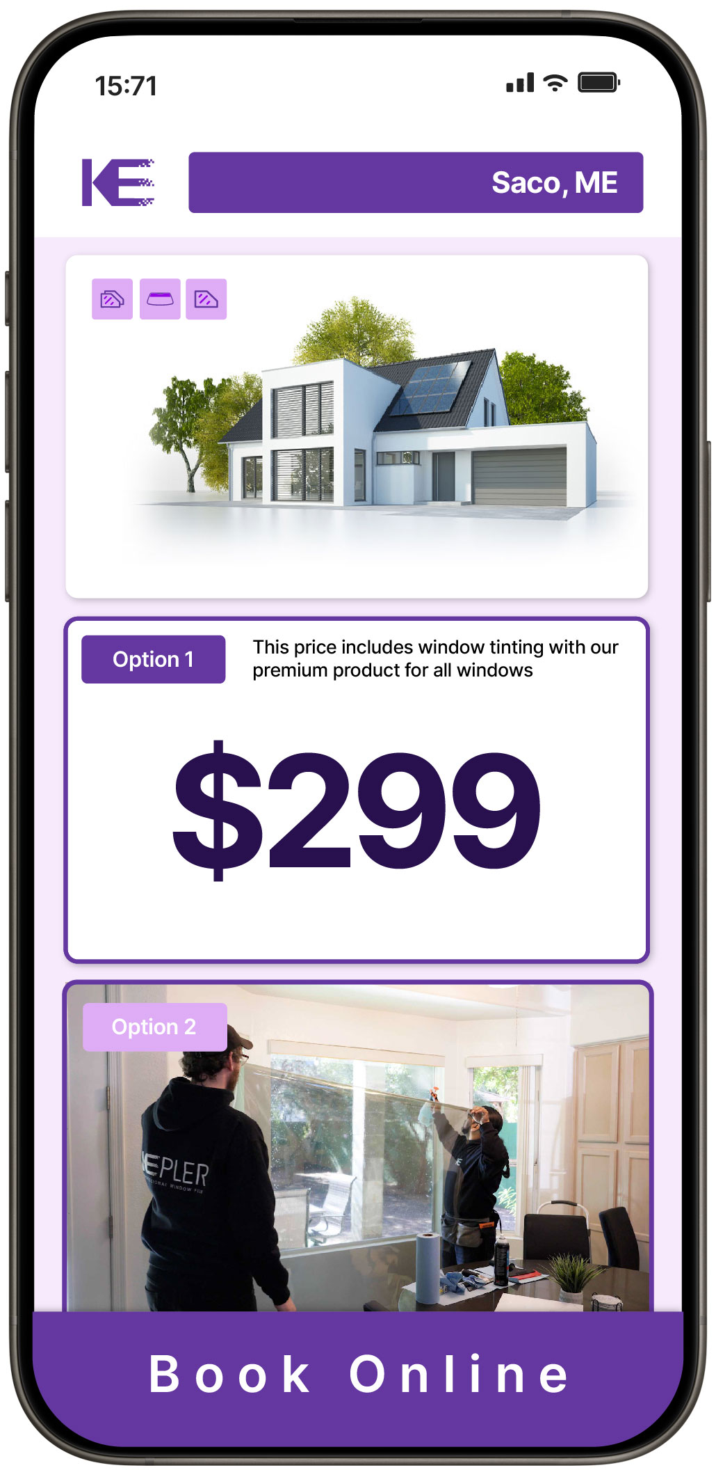 View Reasonable Home Window Tinting Prices in Saco, Maine