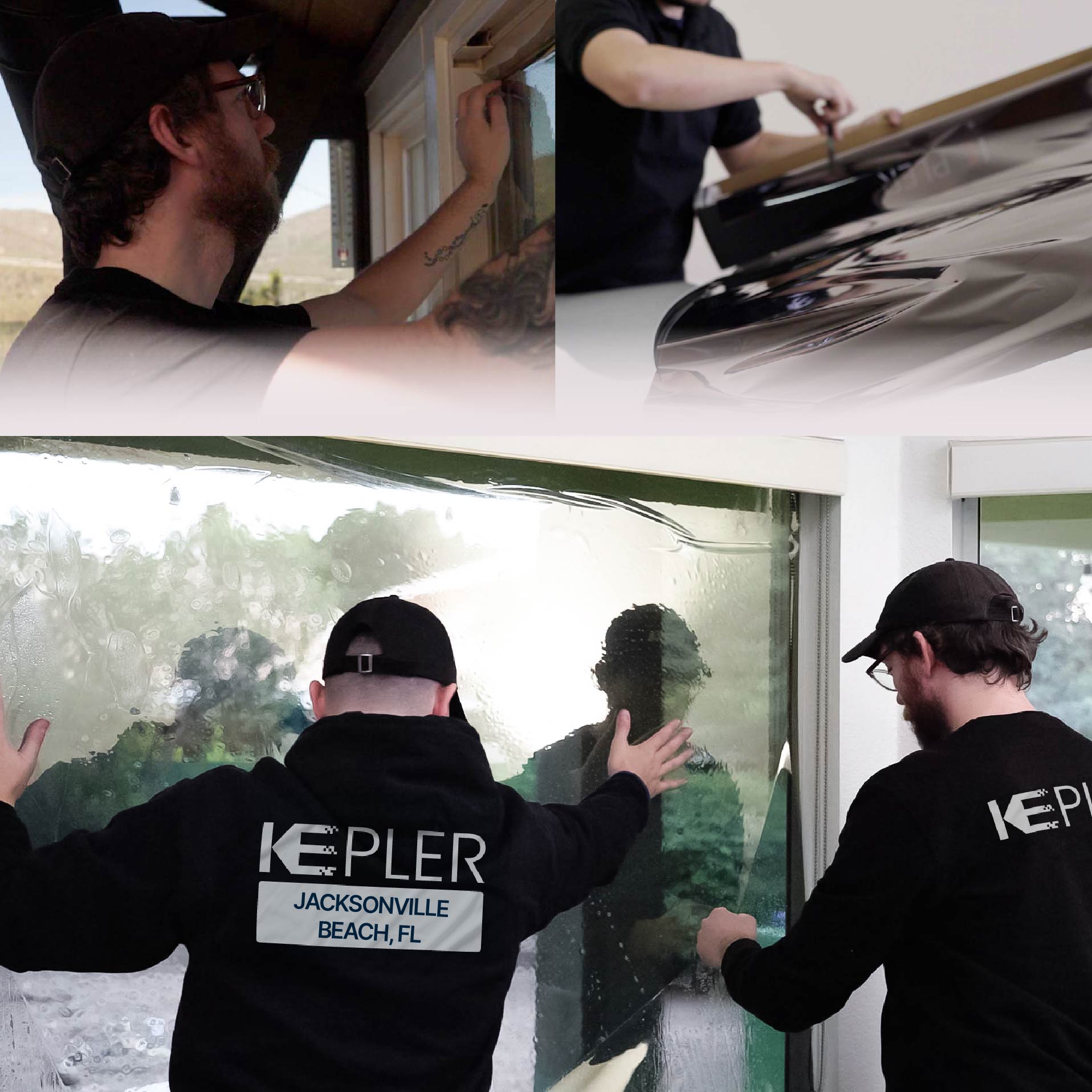 Kepler Specialist Performing Commercial Window Tinting in Jacksonville Beach Jacksonville Beach