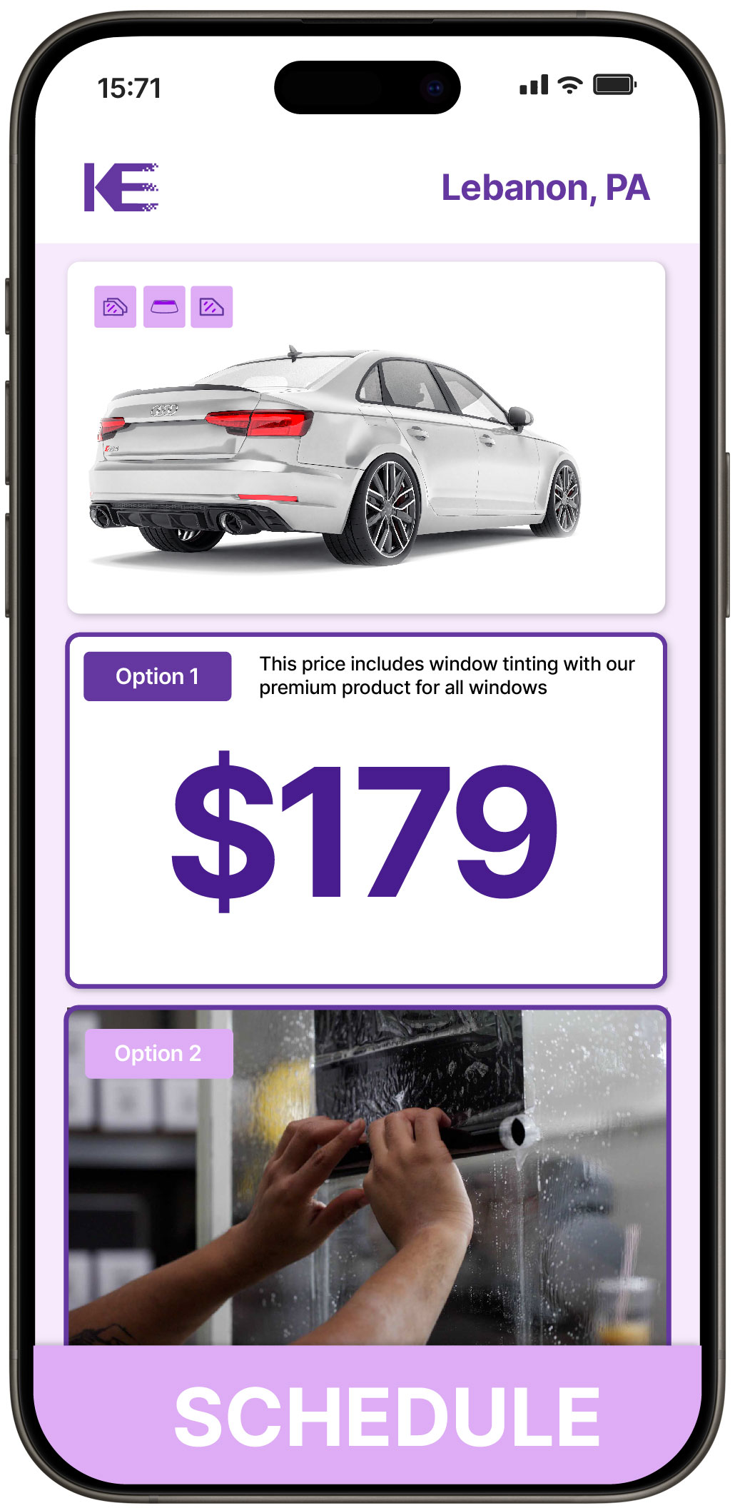View Competitive Car Window Tinting Costs in Lebanon, Pennsylvania