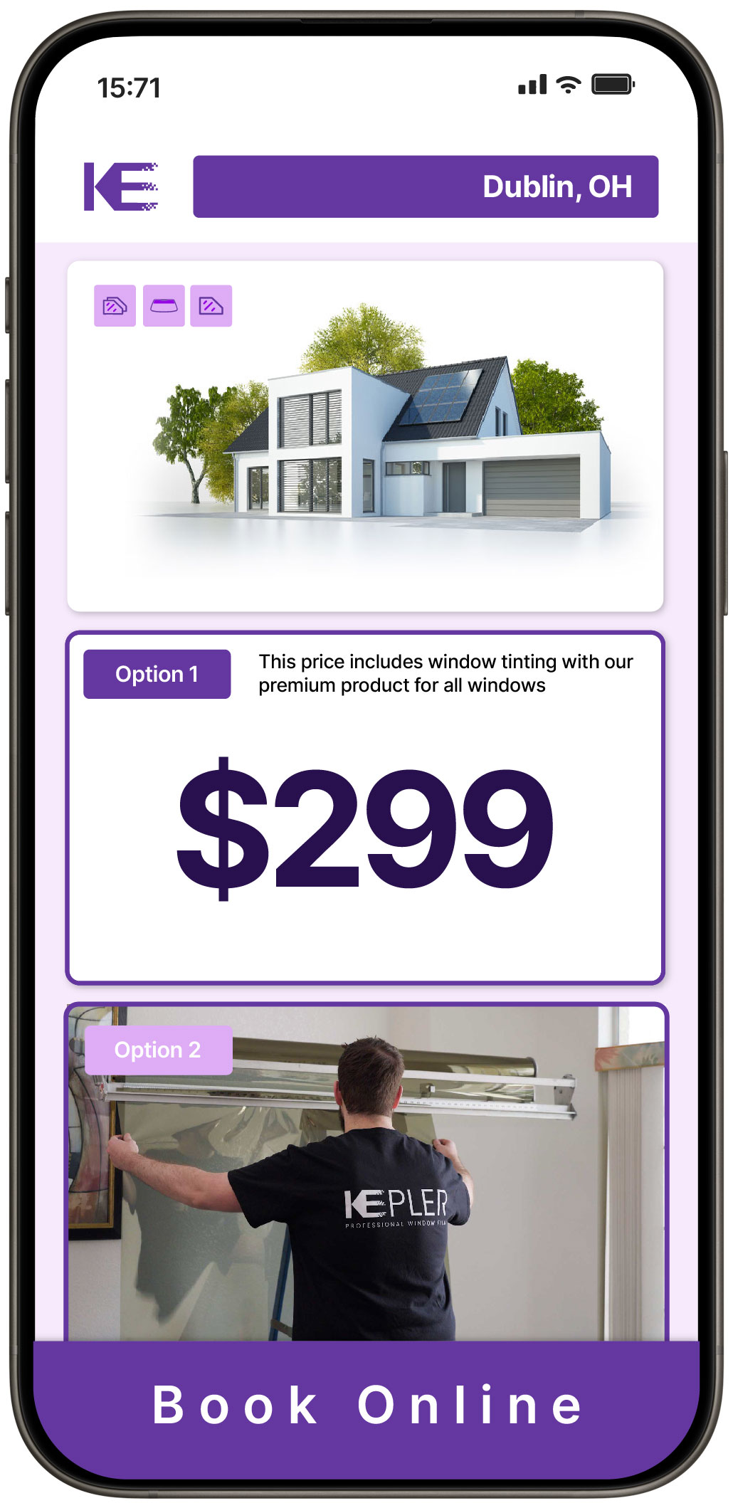 View Competitive Home Window Tinting Rates in Dublin, Ohio