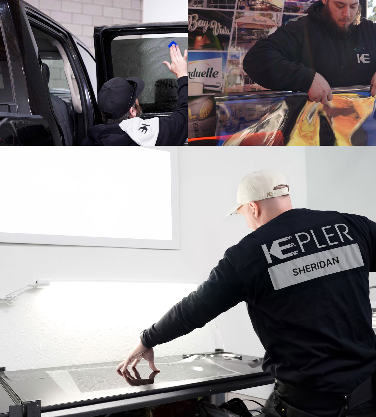 Window Tinting Specialist Cutting Film in Sheridan, Wyoming