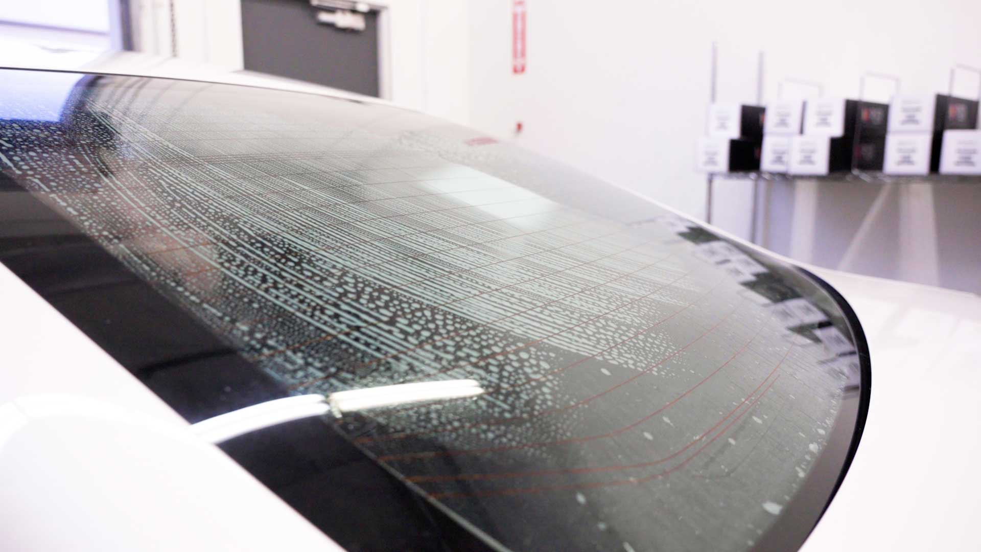 Professional Tesla Window Tint preparation in El Centro
