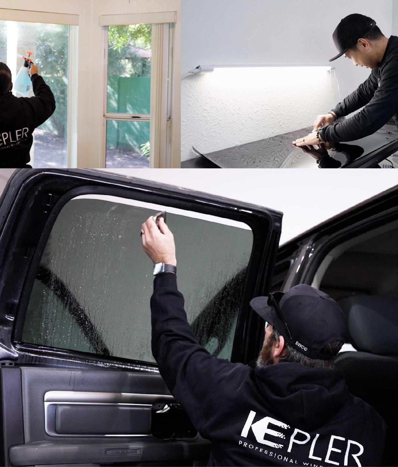 Kepler Window Tinting Specialists at Work in Livonia, Michigan