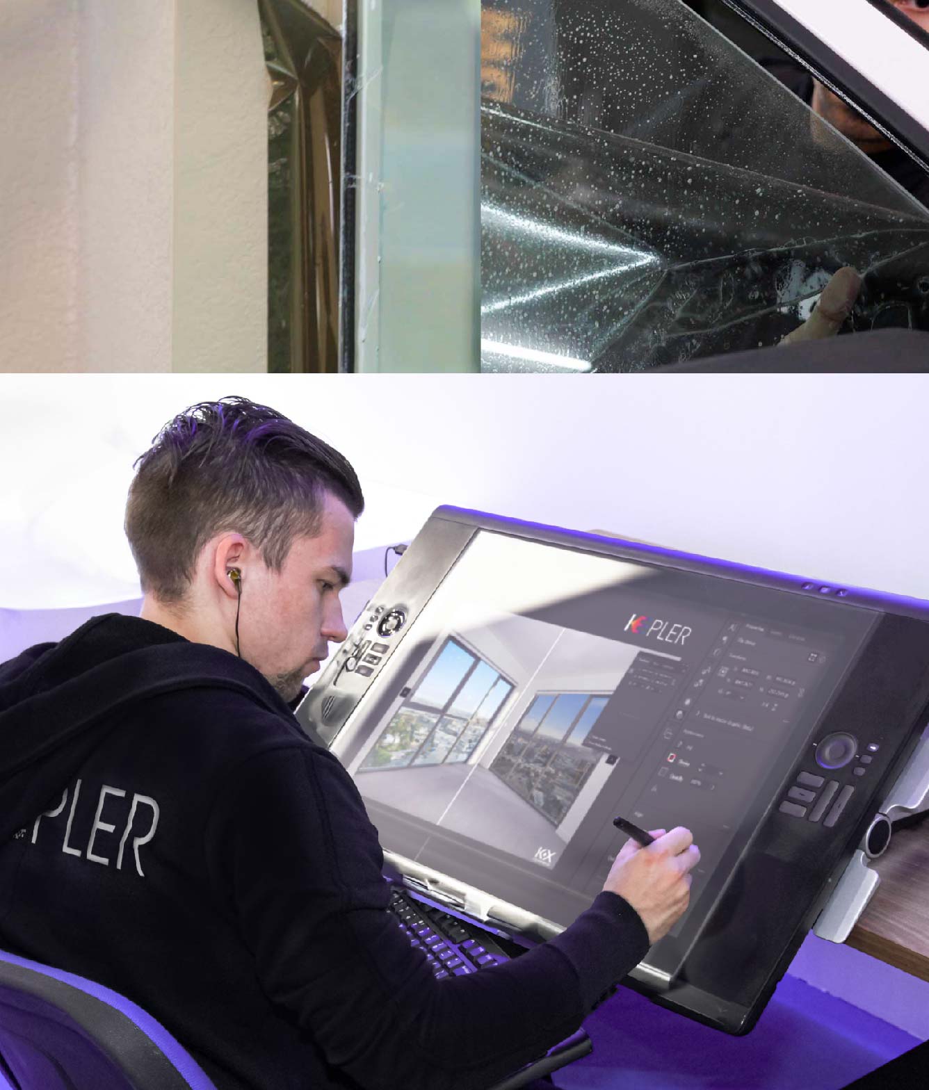 Kepler Specialist Performing Commercial Window Tinting in Cupertino Cupertino