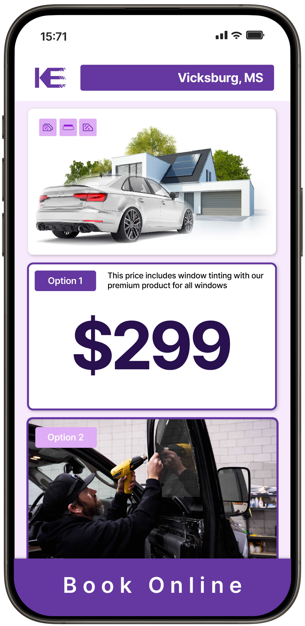 View Competitive Window Tinting Prices in Vicksburg, Mississippi