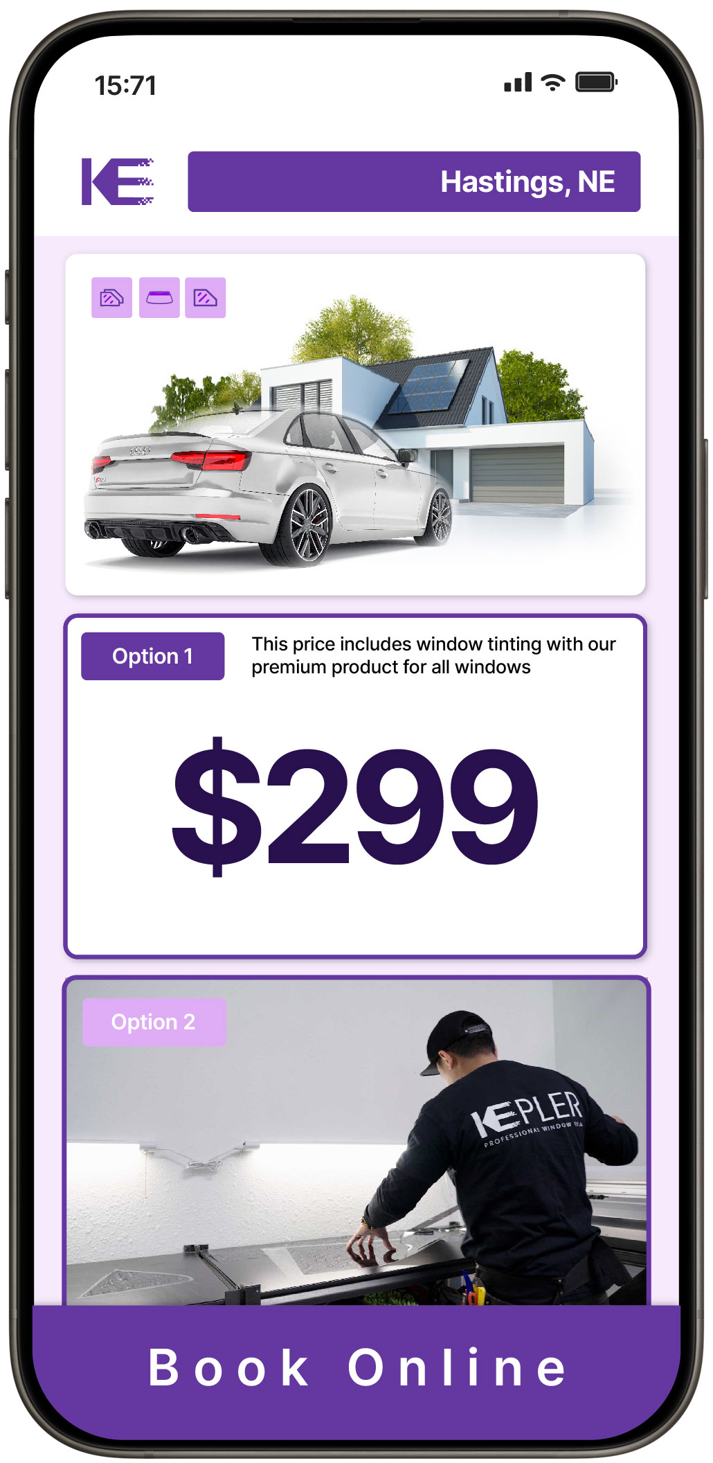 View Competitive Window Tinting Prices in Hastings, Nebraska