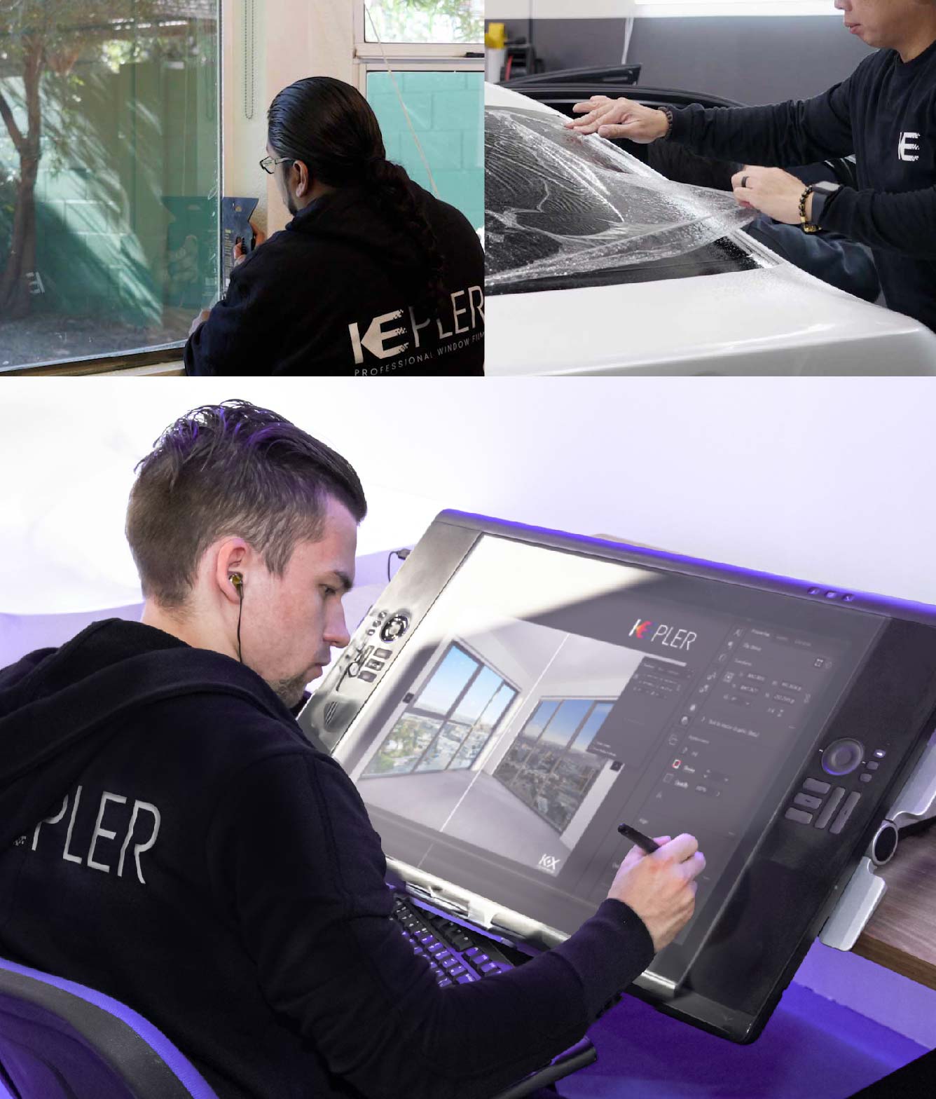 Kepler Specialist Performing Commercial Window Tinting in Ellicott City Ellicott City