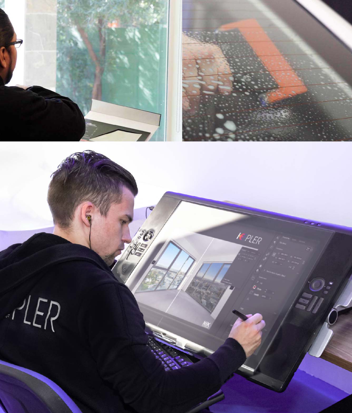 Kepler Specialist Performing Commercial Window Tinting in Hurst Hurst