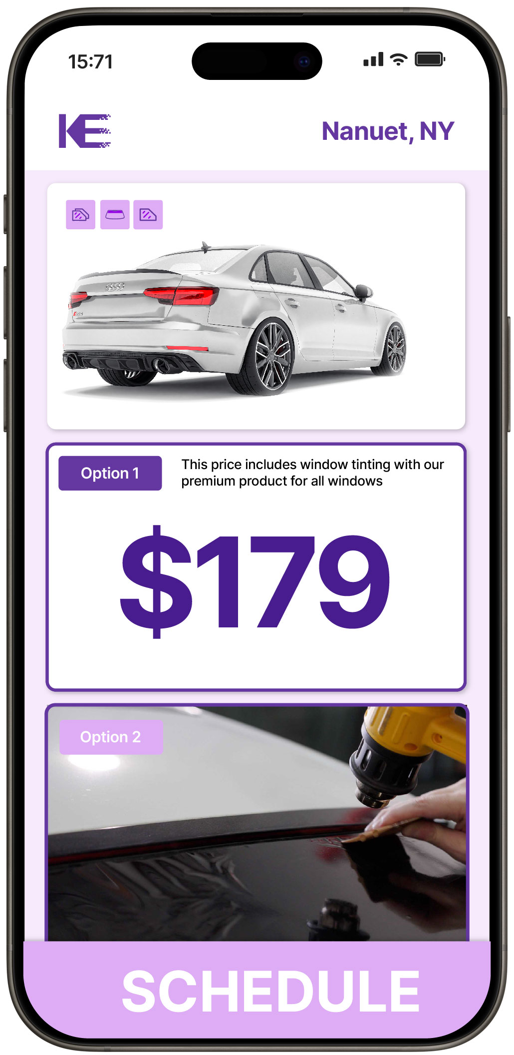 View Affordable Car Window Tinting Rates in Nanuet, New York