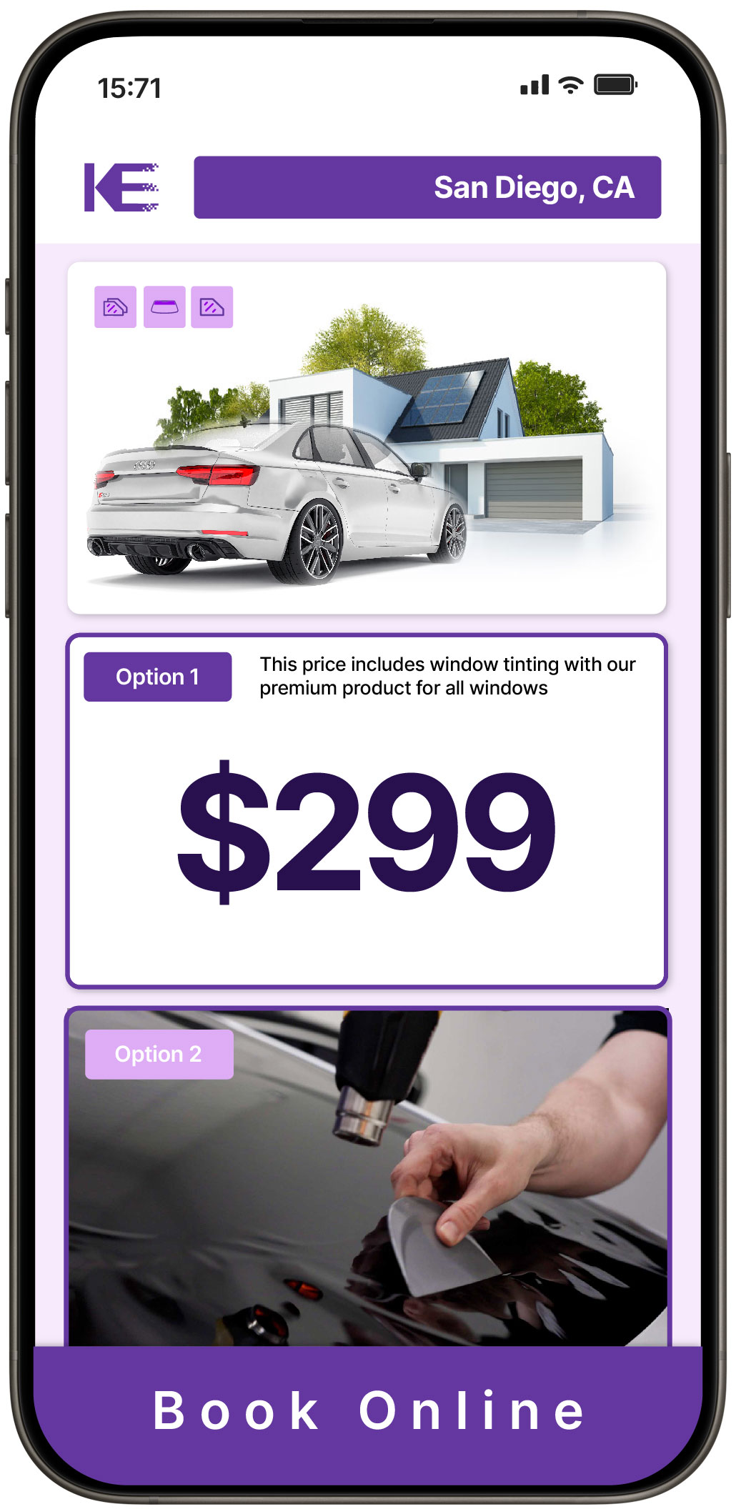 View Competitive Window Tinting Prices in San Diego, California