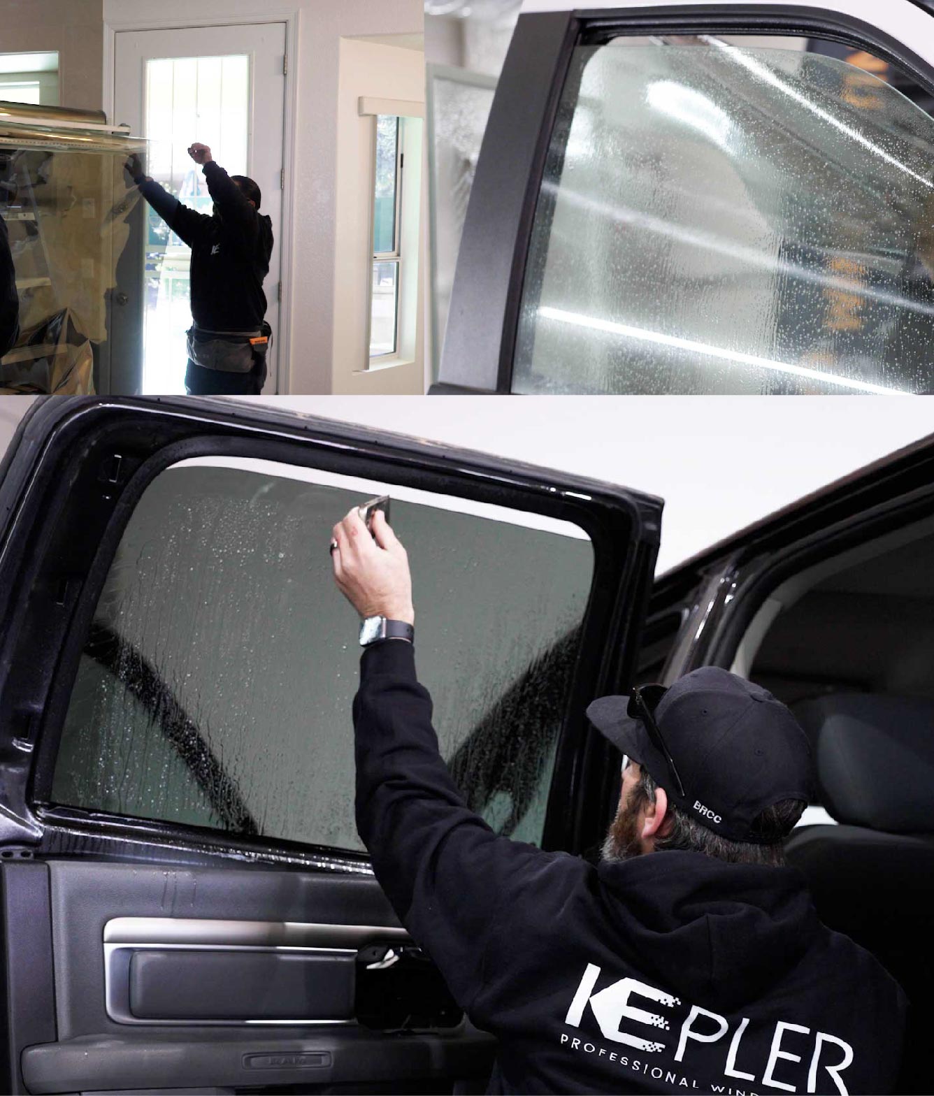 Kepler Window Tinting Specialists at Work in Iselin, New Jersey