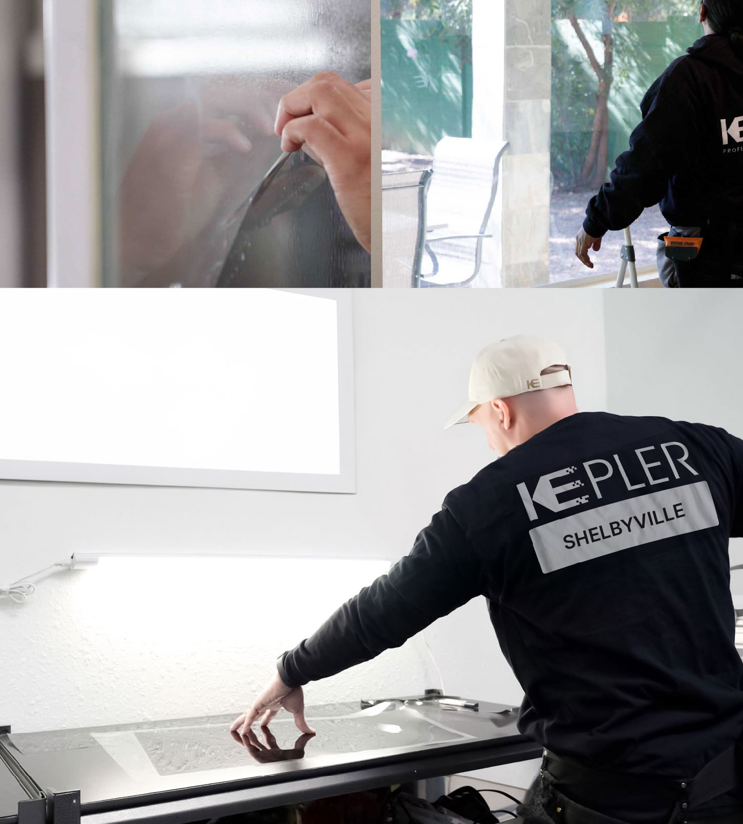 Window Tinting Specialist Cutting Film in Shelbyville, Tennessee